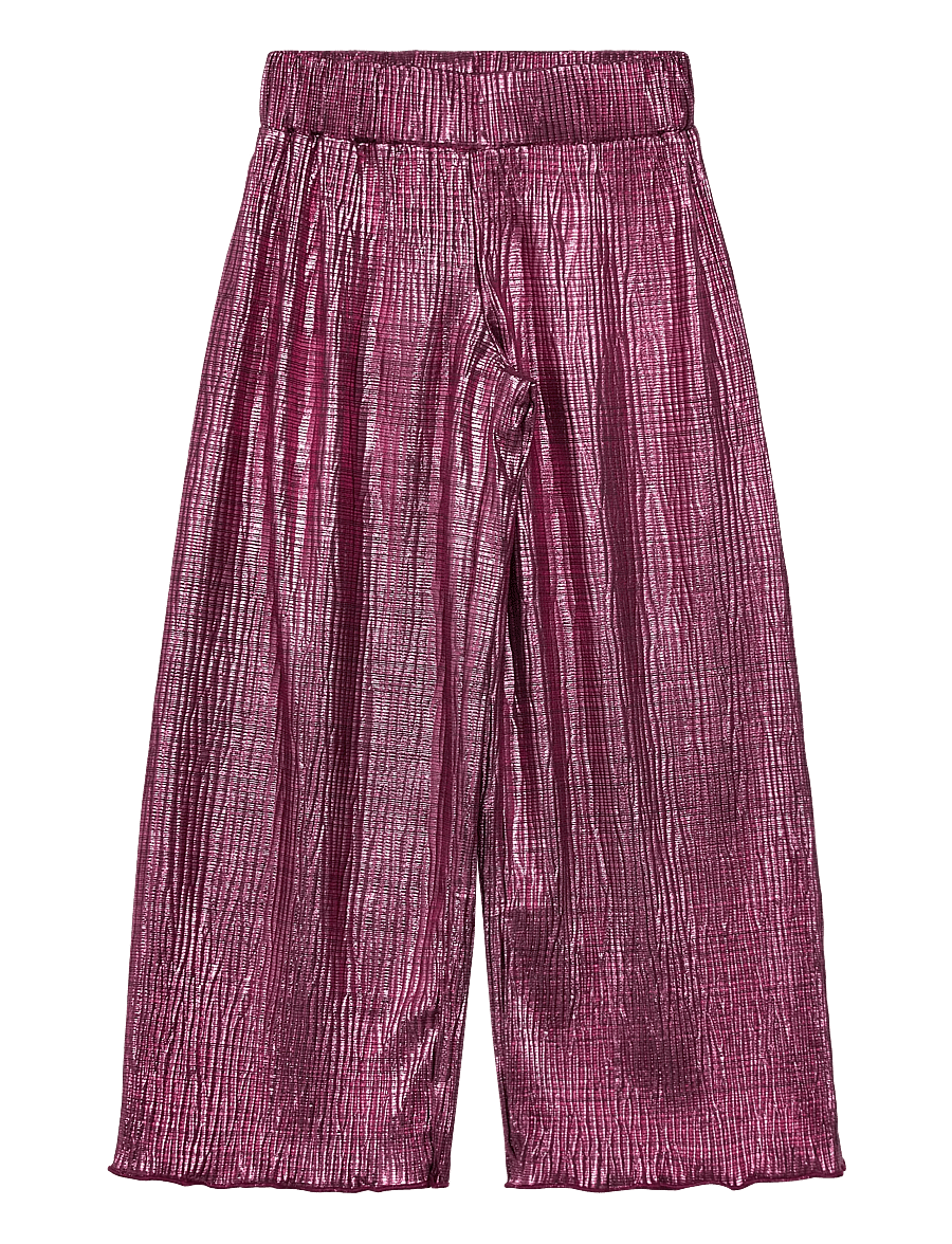 The New - TNPrudence Wide Pleat Pants - byxor - ibis rose - 1