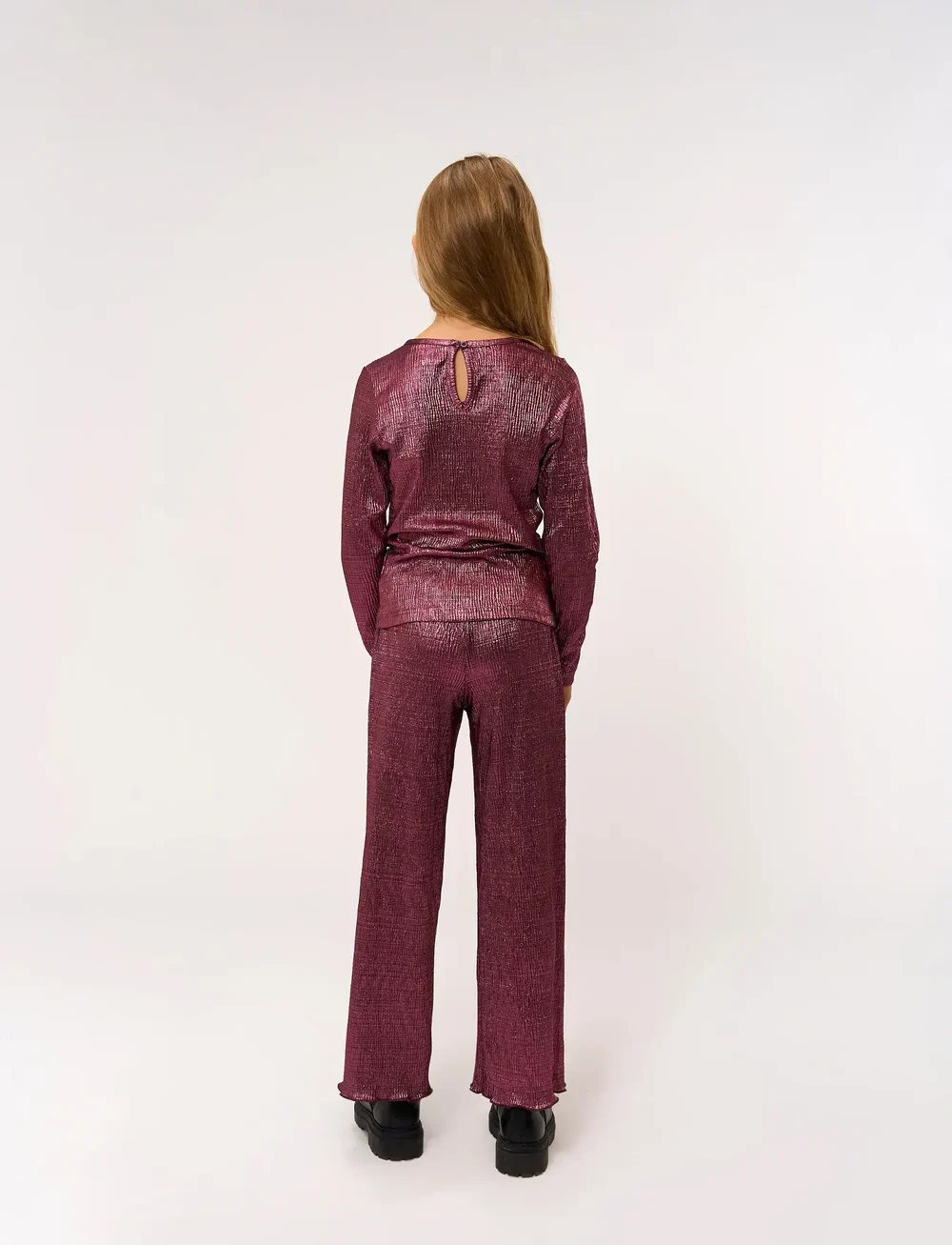 The New - TNPrudence Wide Pleat Pants - housut - ibis rose - 3