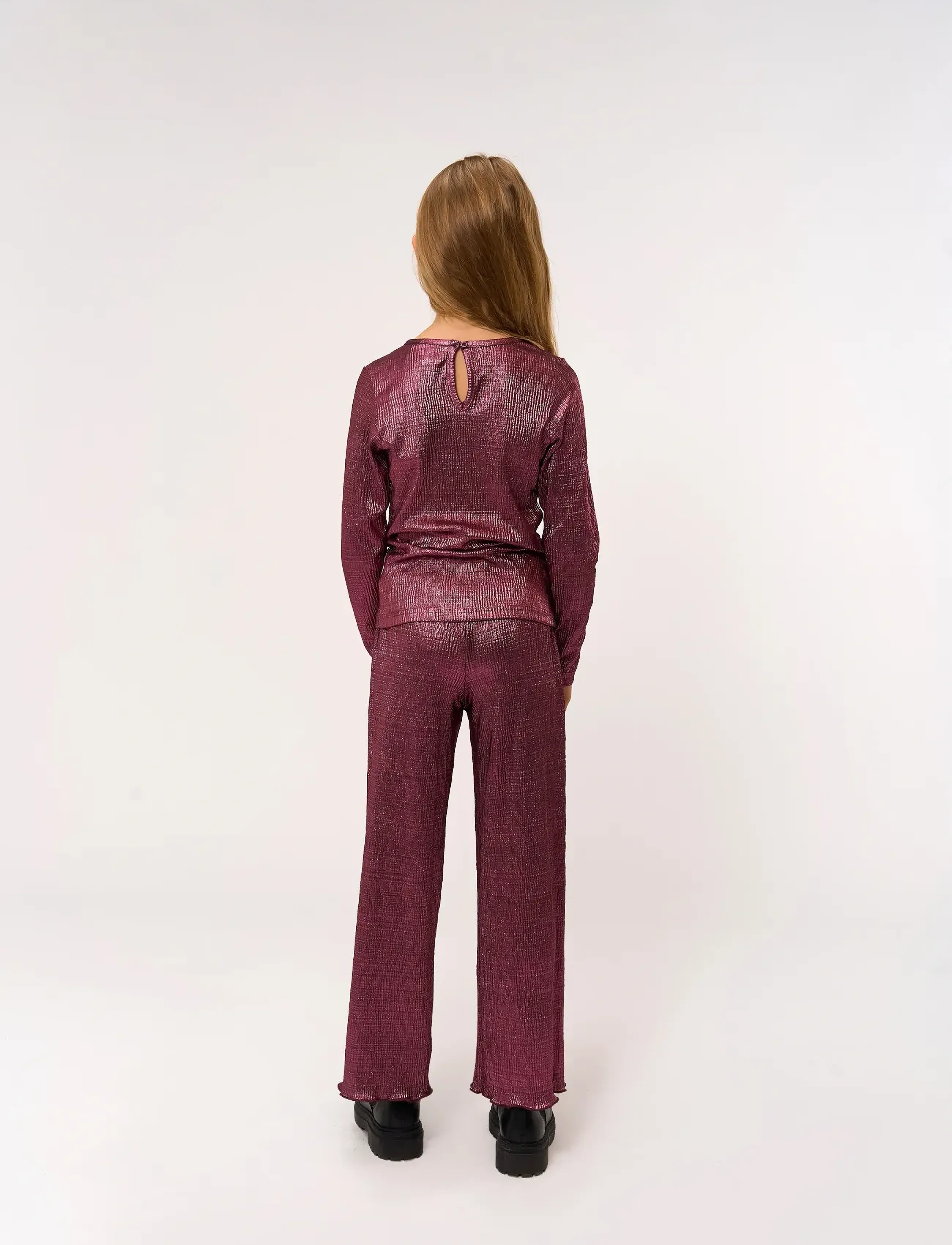 The New - TNPrudence Wide Pleat Pants - byxor - ibis rose - 3