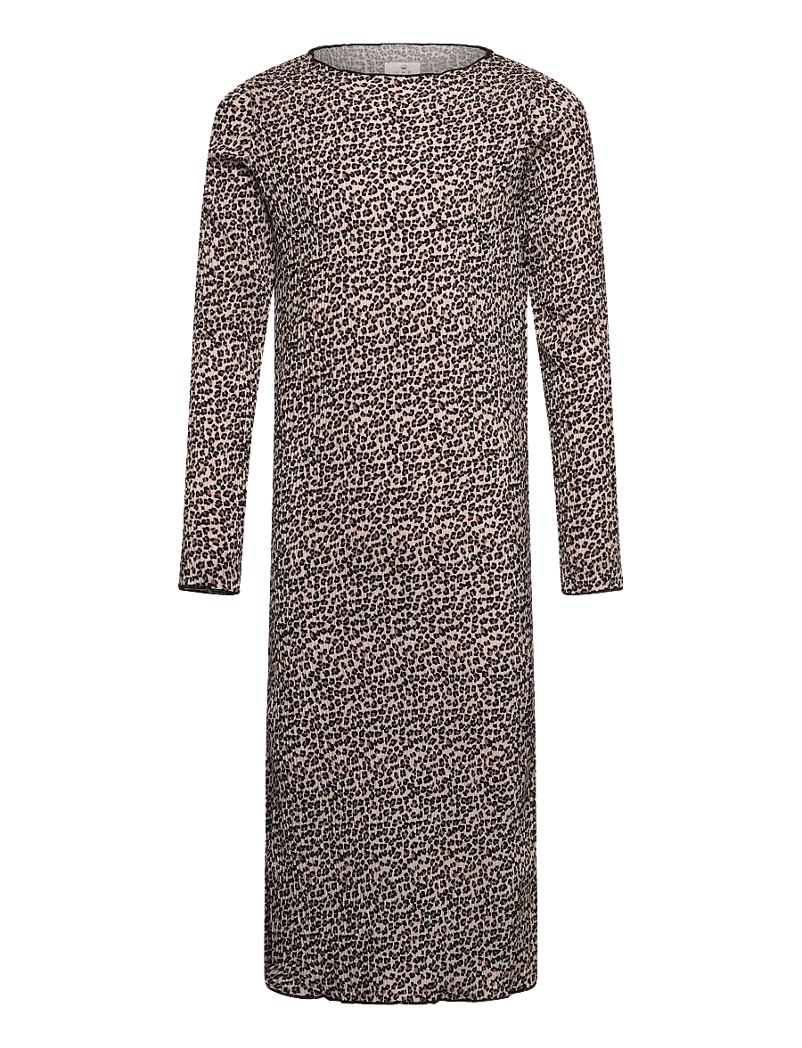 The New - TNPet L_S Pleat Dress - laisvalaikio suknelės ilgomis rankovėmis - feather gray aop - 1