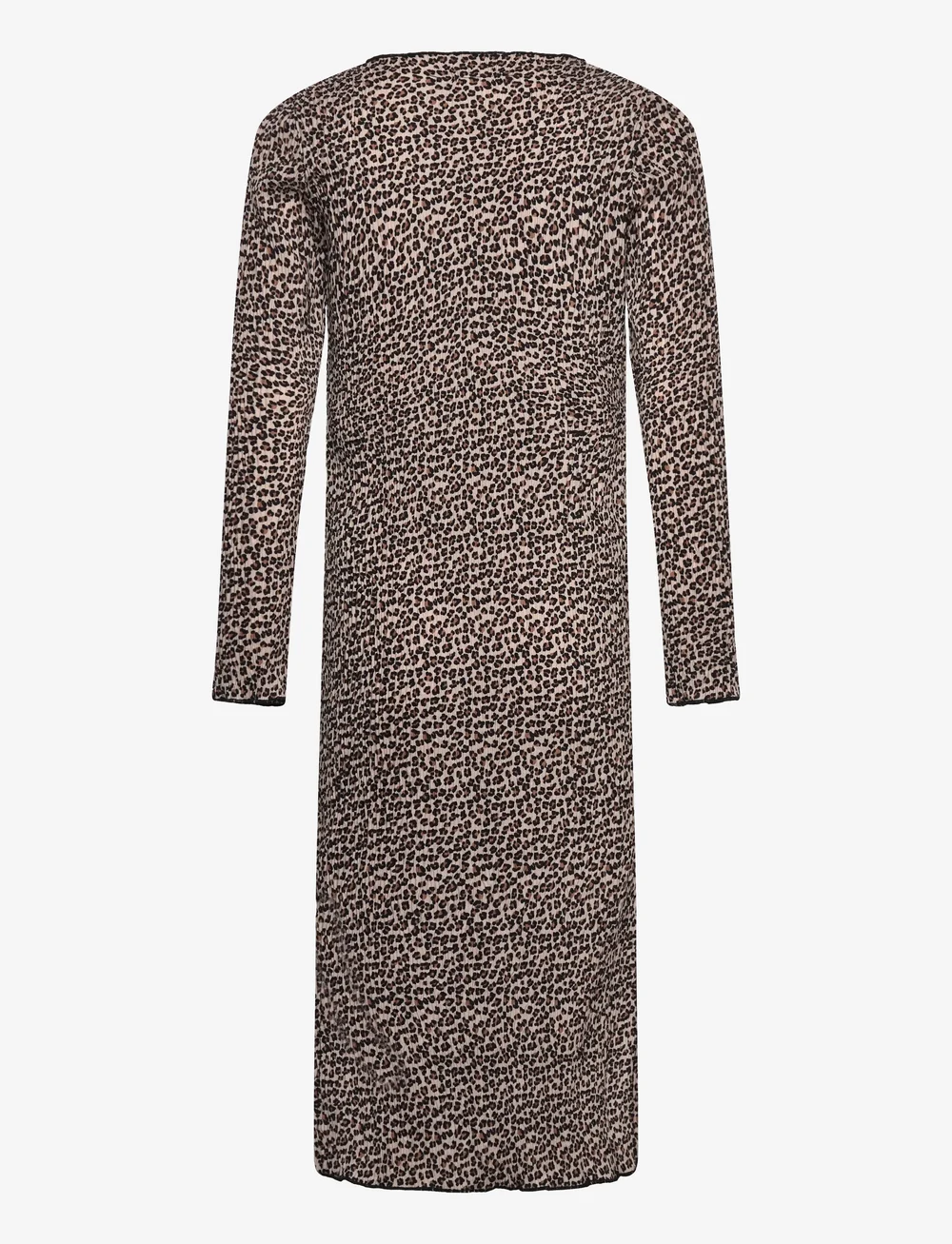 The New - TNPet L_S Pleat Dress - langärmelige freizeitkleider - feather gray aop - 2