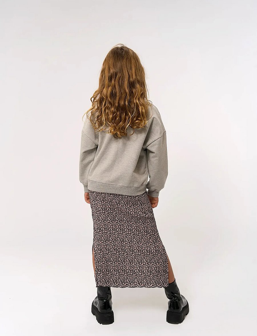 The New - TNPet Long Pleat Skirt - maksiseelikud - feather gray aop - 5