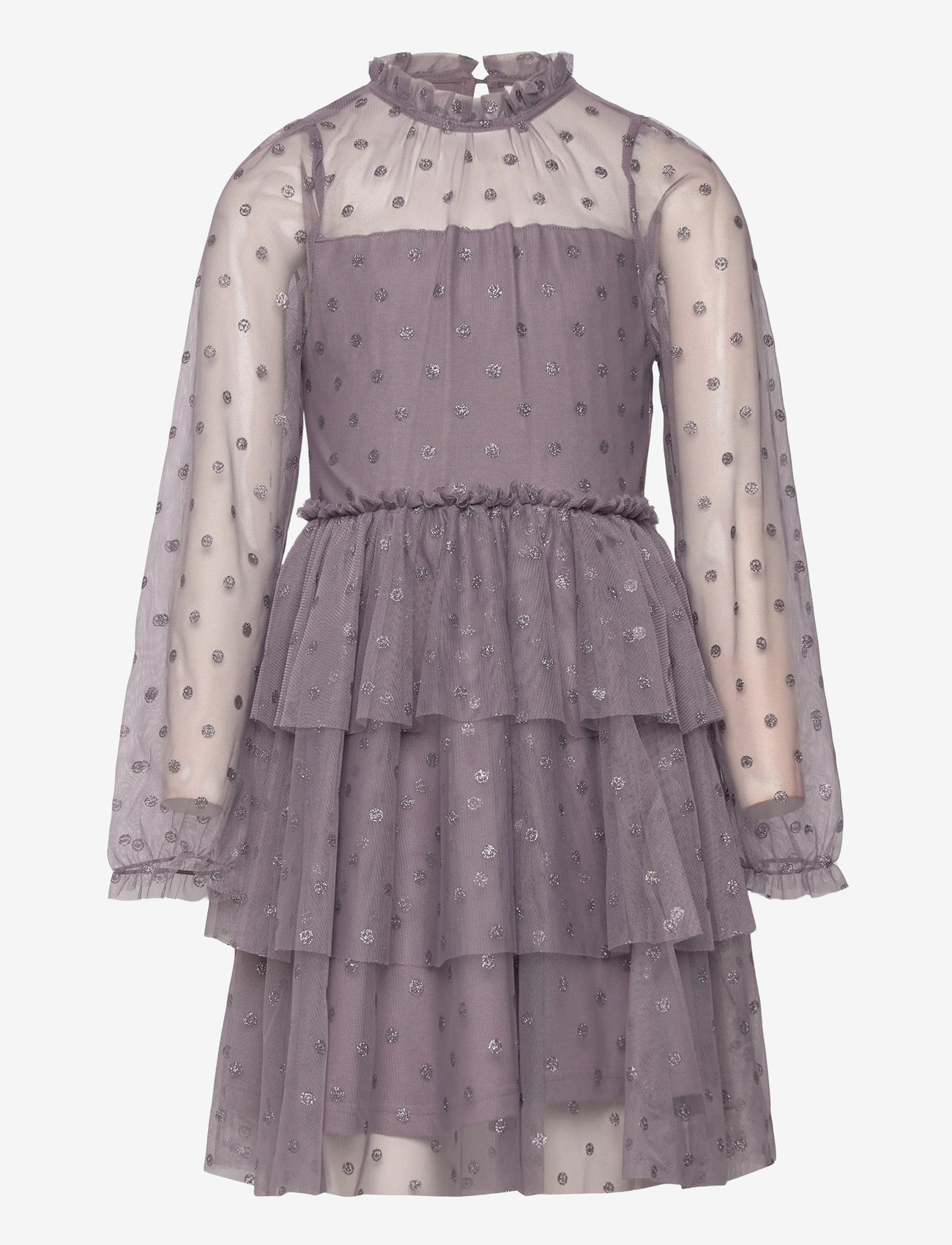 The New - TNPascha L_S Dress - partykleider - gray ridge aop - 0
