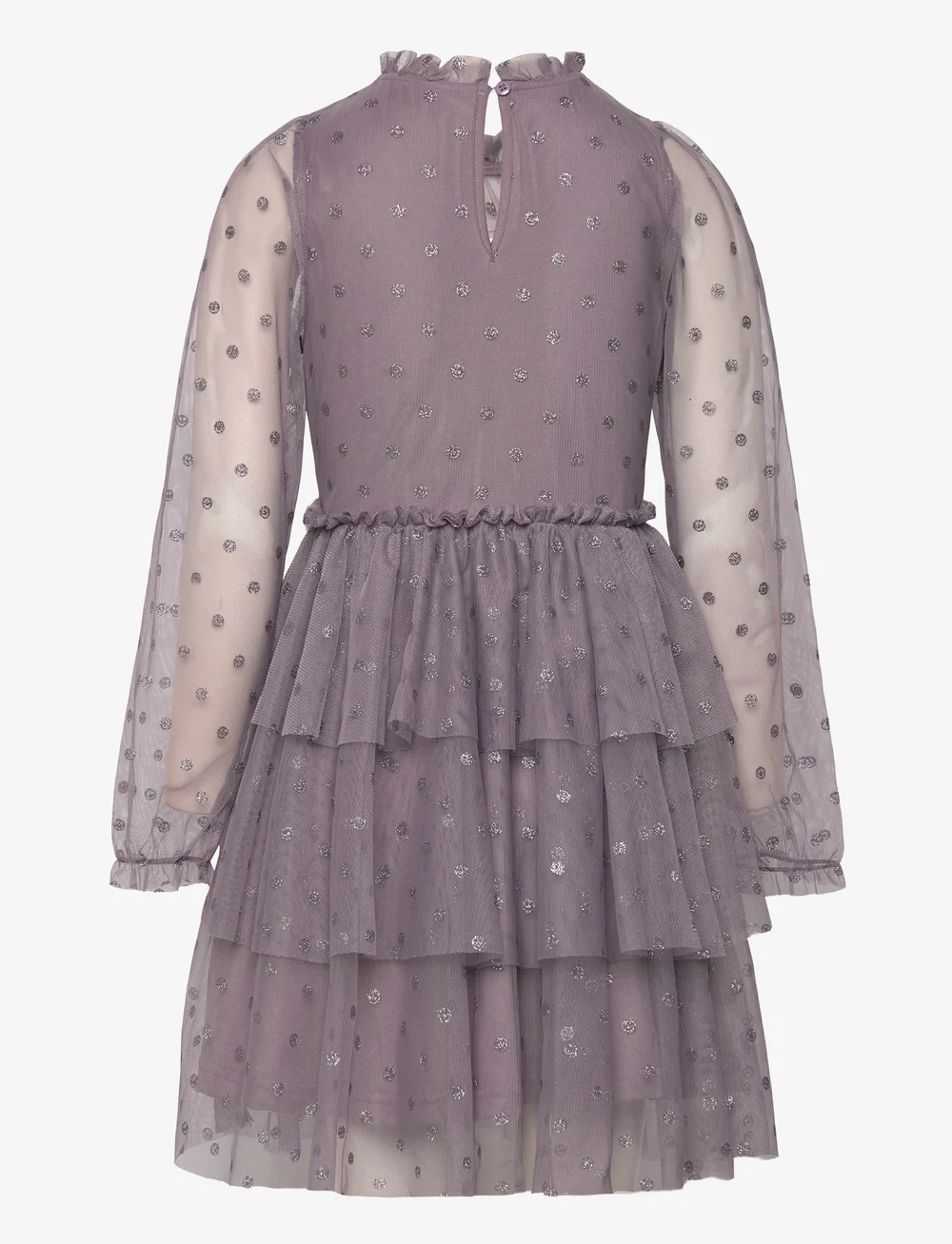 The New - TNPascha L_S Dress - festklänningar - gray ridge aop - 1