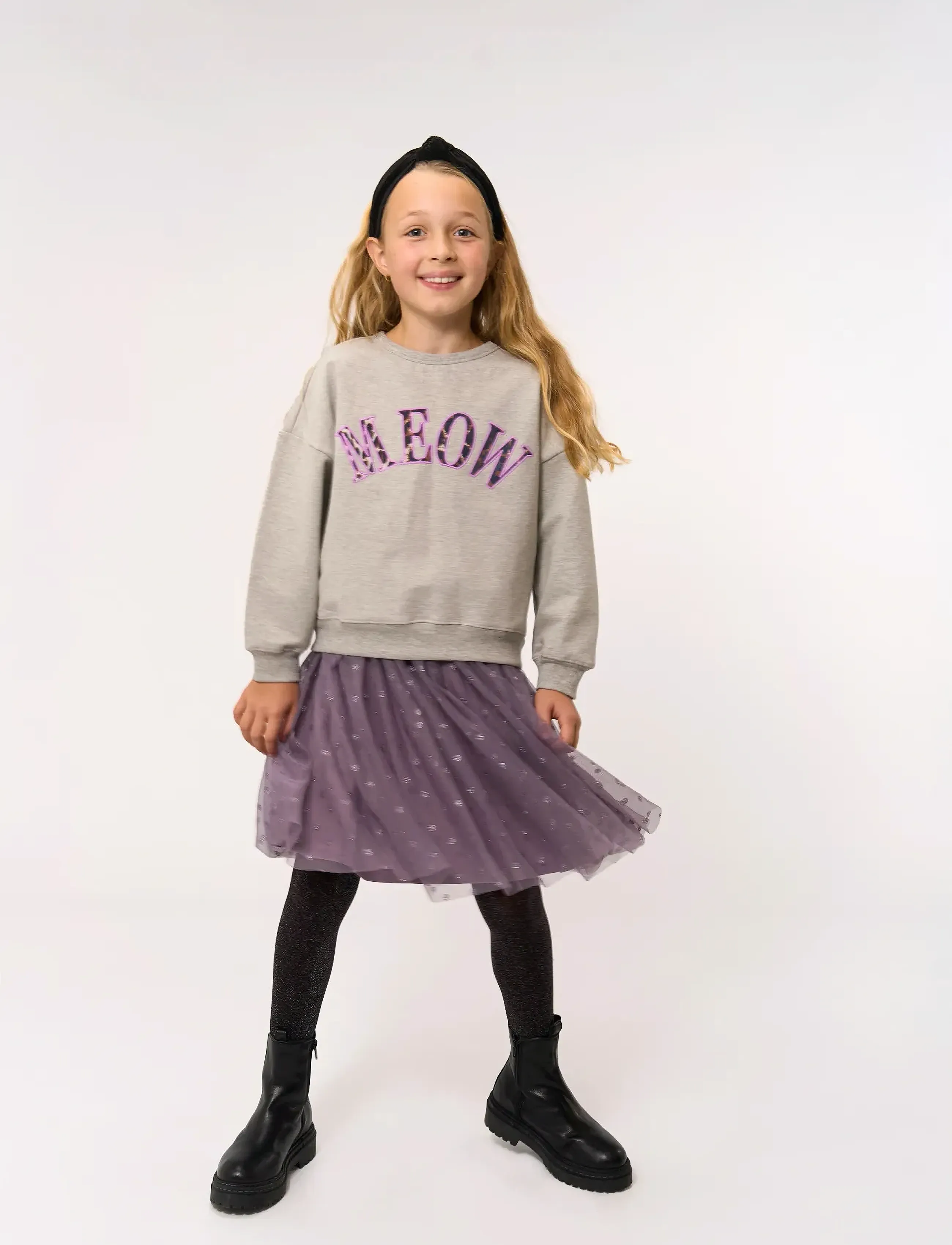 The New TNPascha Skirt - Midi-Röcke - GRAY RIDGE AOP / purple