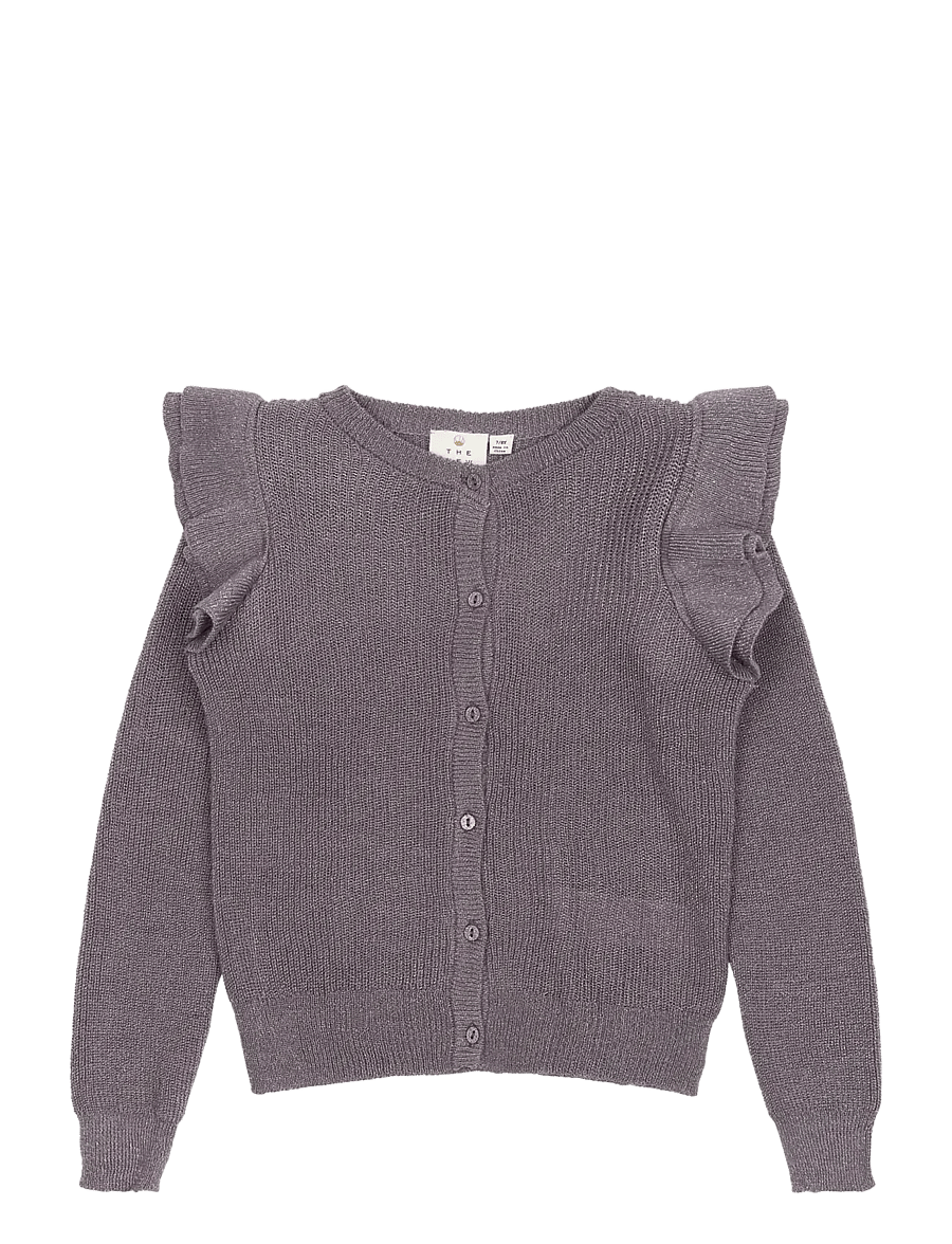 The New - TNPerla Glitter Knit Cardigan - cardigans - gray ridge - 1