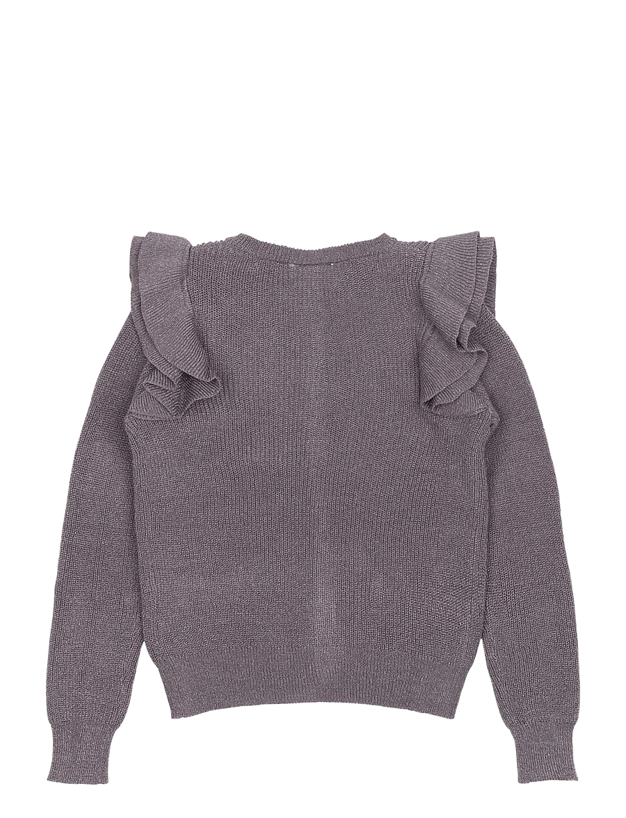The New - TNPerla Glitter Knit Cardigan - cardigans - gray ridge - 2
