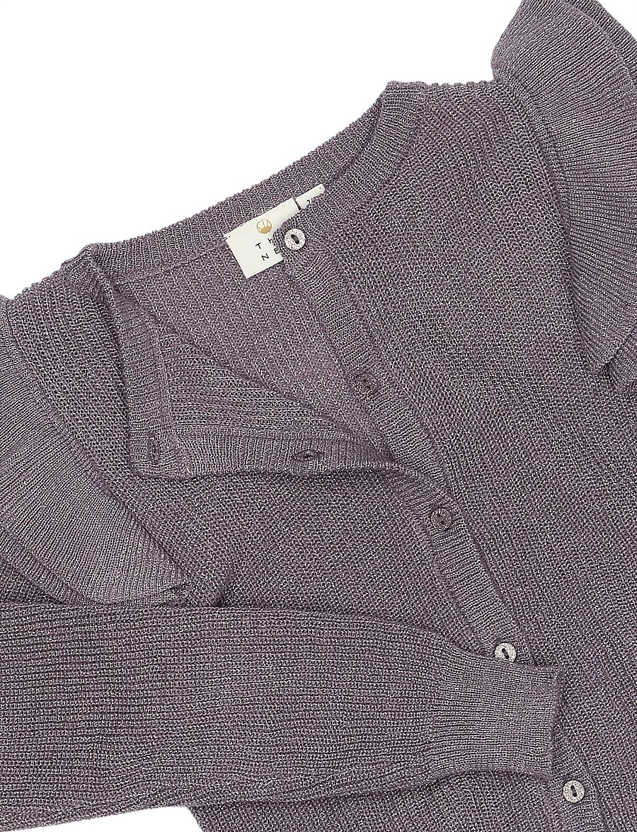 The New - TNPerla Glitter Knit Cardigan - cardigans - gray ridge - 4