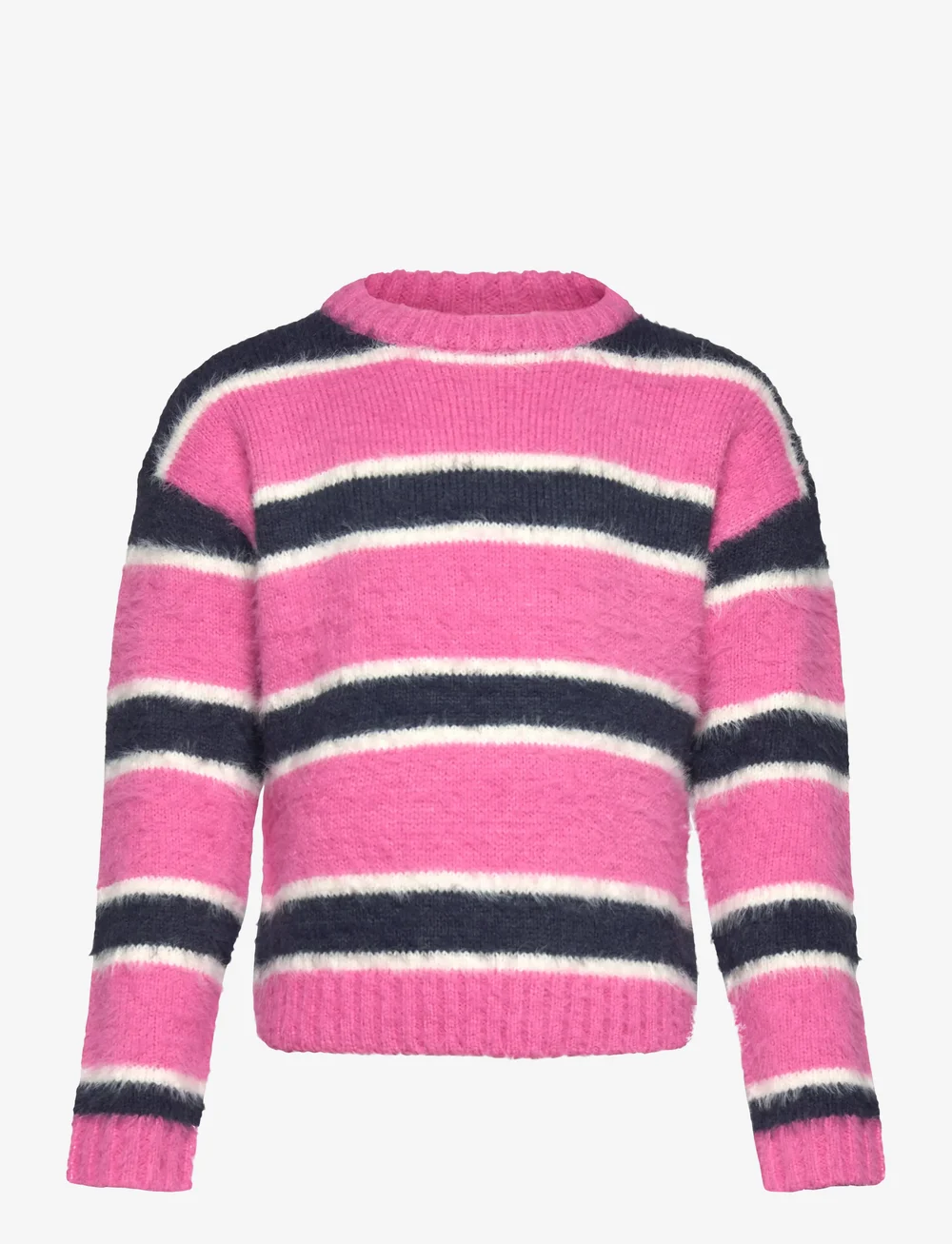 The New - TNPalmina Knit Pullover - stickade tröjor - ibis rose striped - 1