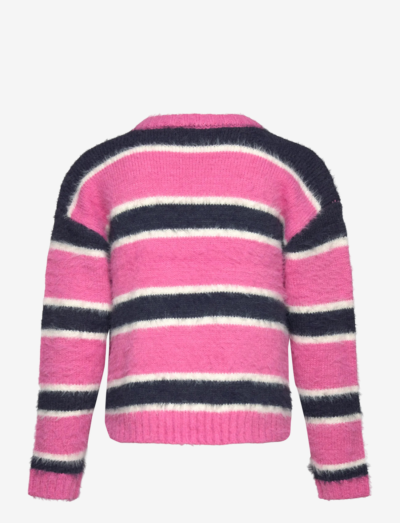 The New - TNPalmina Knit Pullover - jumpers - ibis rose striped - 2