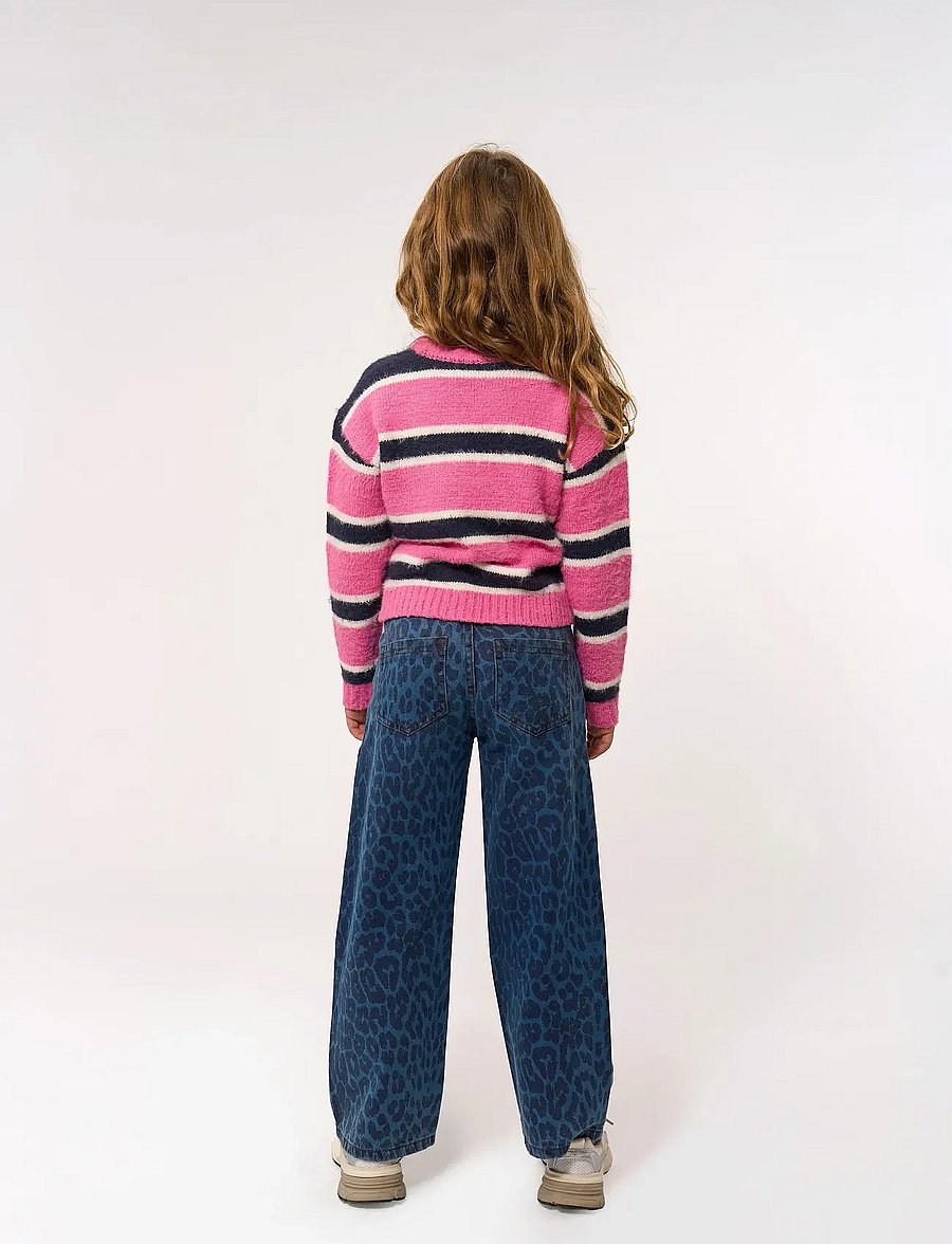 The New - TNPalmina Knit Pullover - peysur - ibis rose striped - 3