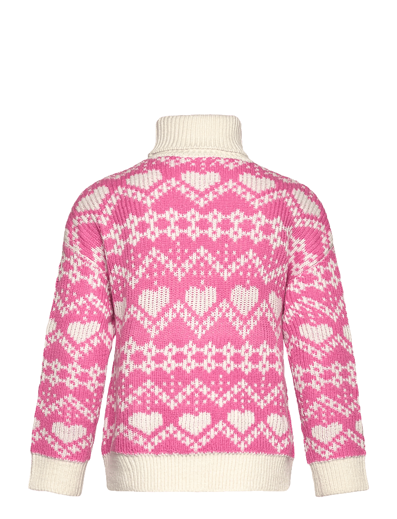 The New - TNPerline Jacquard Pullover - trøjer - ibis rose - 2