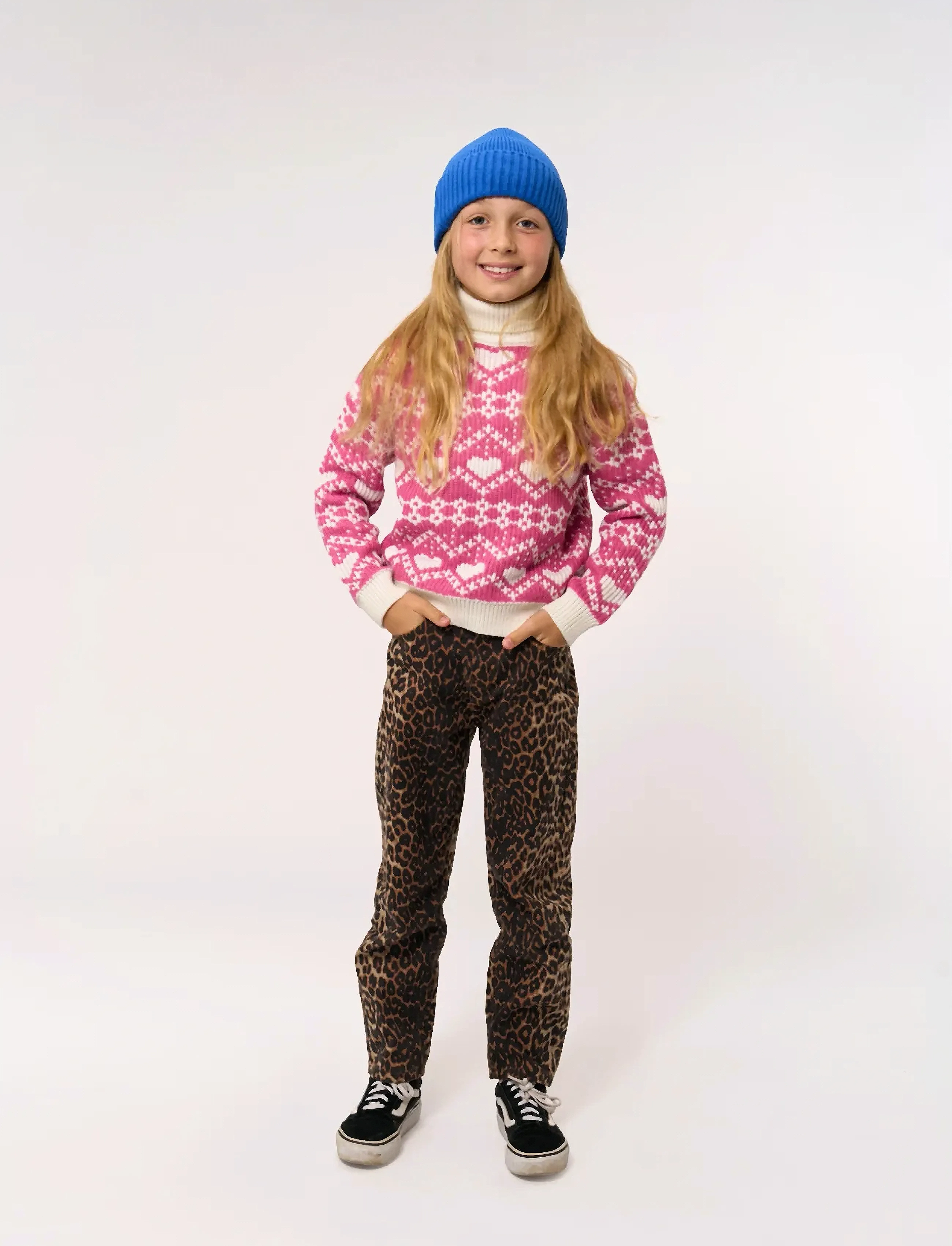 The New - TNPerline Jacquard Pullover - peysur - ibis rose - 0