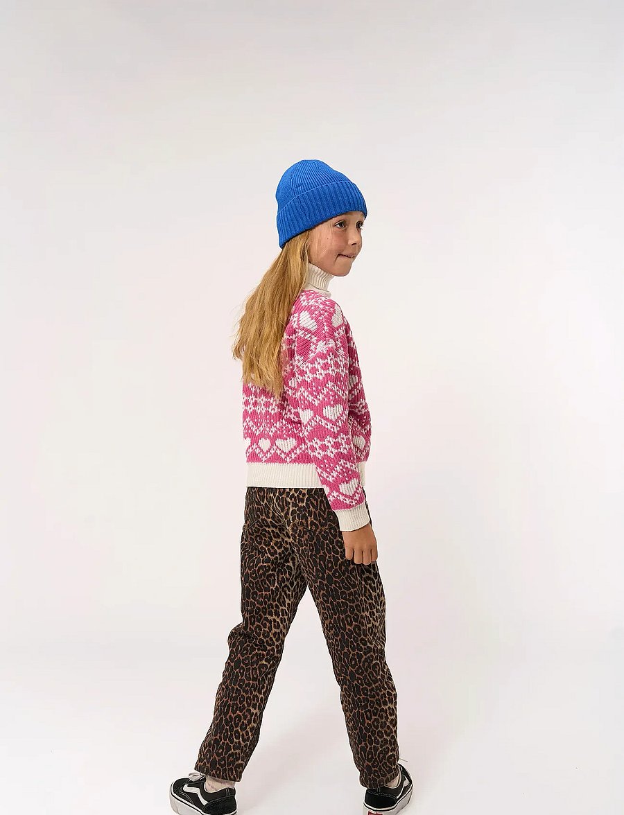 The New - TNPerline Jacquard Pullover - peysur - ibis rose - 3