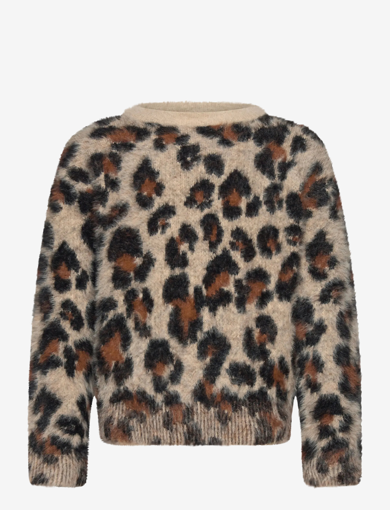 The New - TNPamilla Jacquard Pullover - sweatshirts - feather gray aop - 1