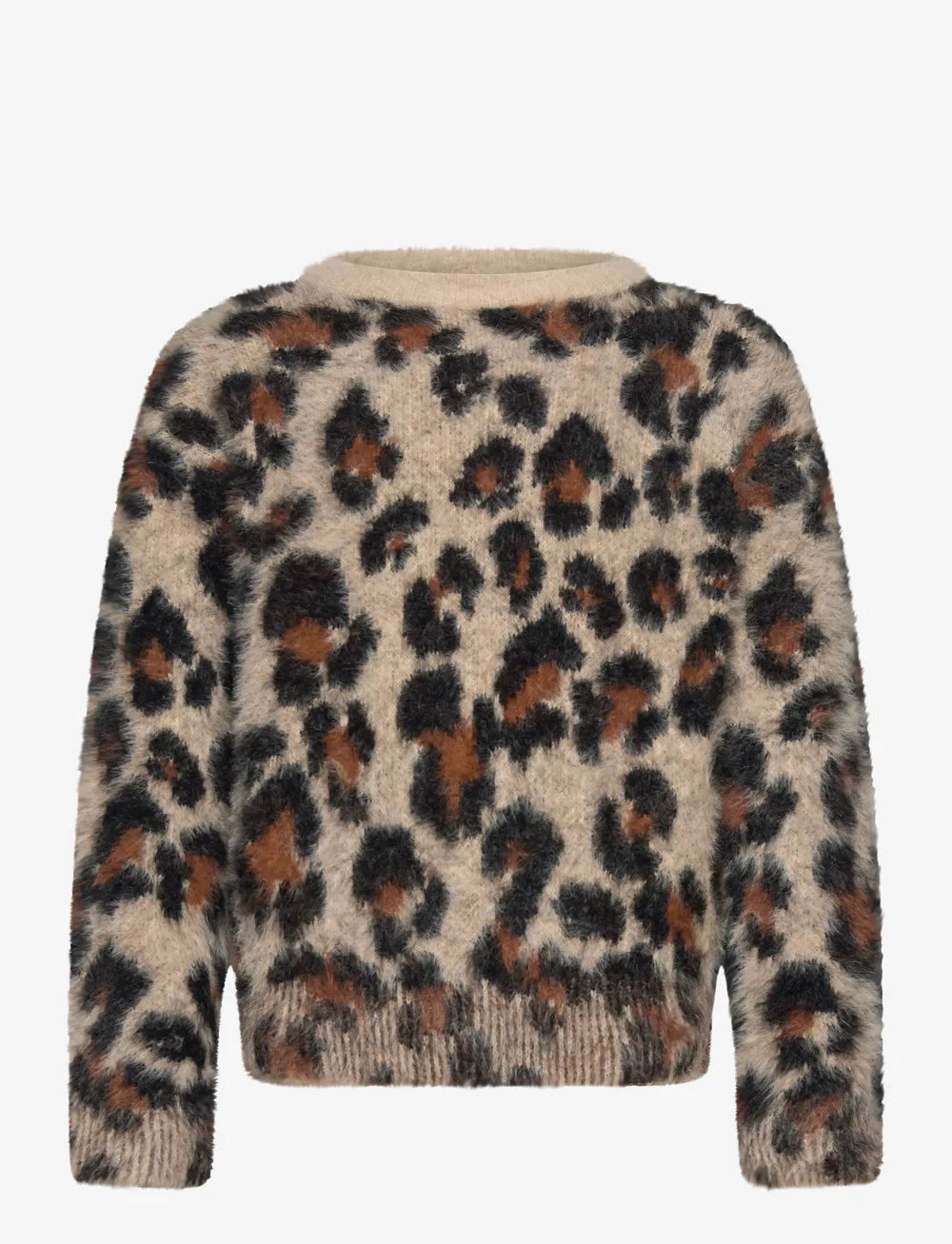 The New - TNPamilla Jacquard Pullover - sweatshirts - feather gray aop - 1