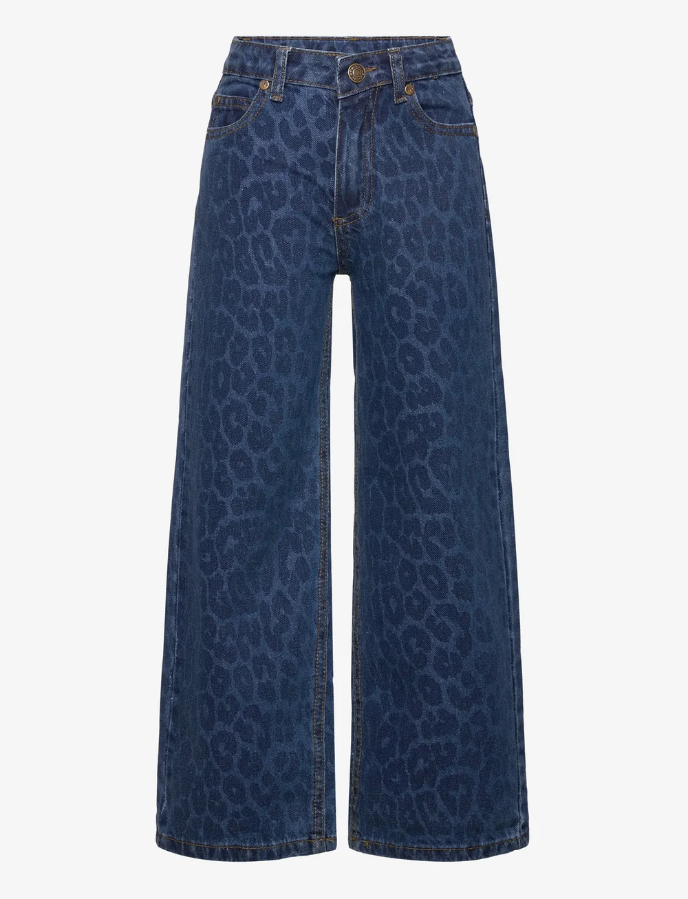 The New - TNPrima Wide Jeans - wide leg jeans - medium blue denim aop - 1