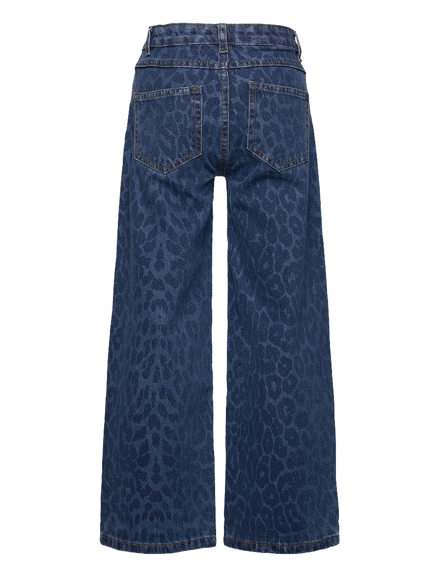 The New - TNPrima Wide Jeans - medium blue denim aop - 2