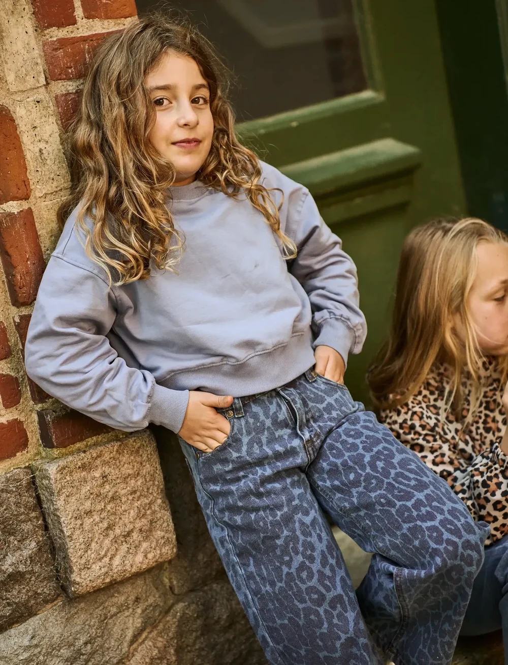 The New - TNPrima Wide Jeans - wide leg jeans - medium blue denim aop - 4