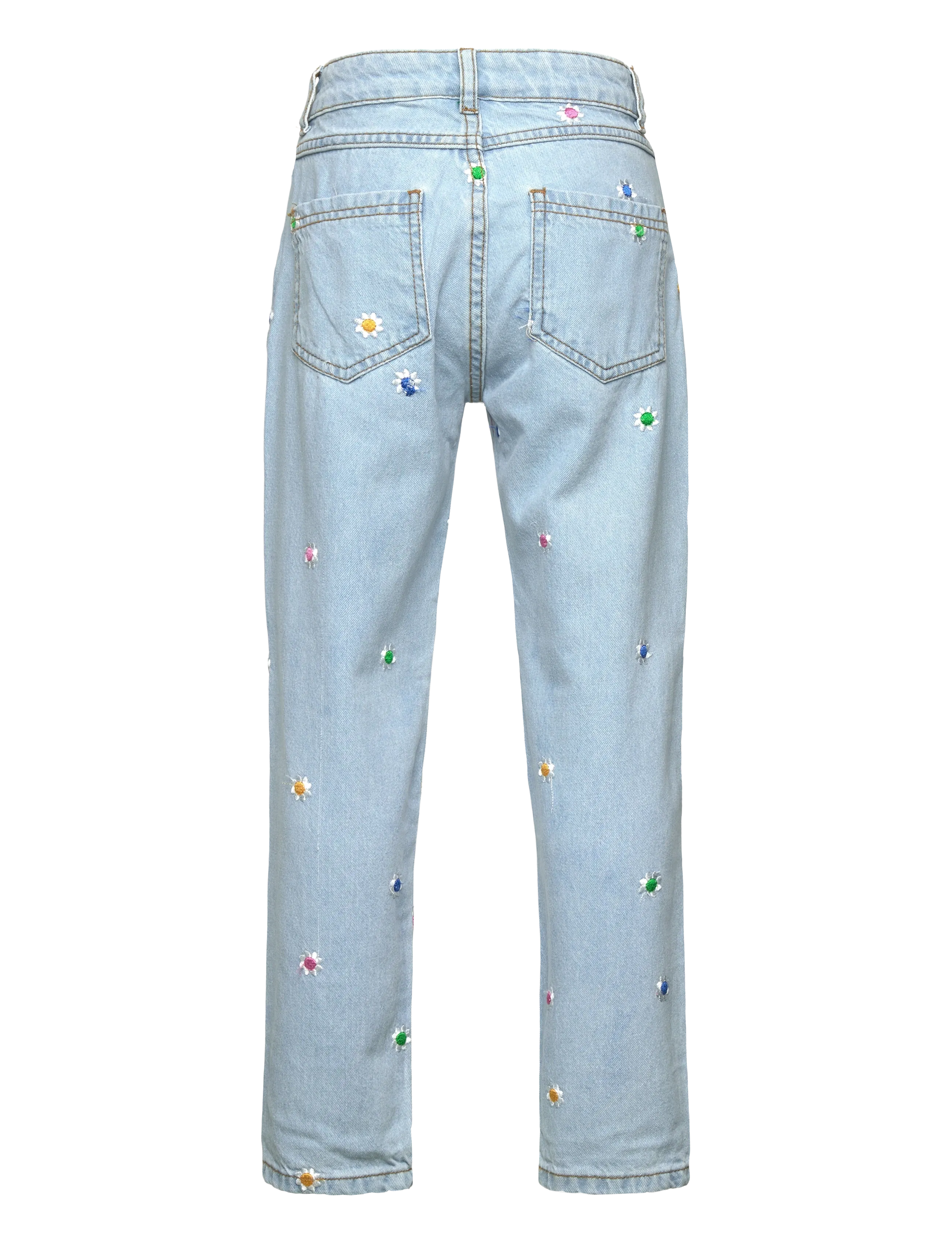 The New - TNPorscha Mom Fit Jeans - brīva griezuma džinsi - light blue denim emb - 2