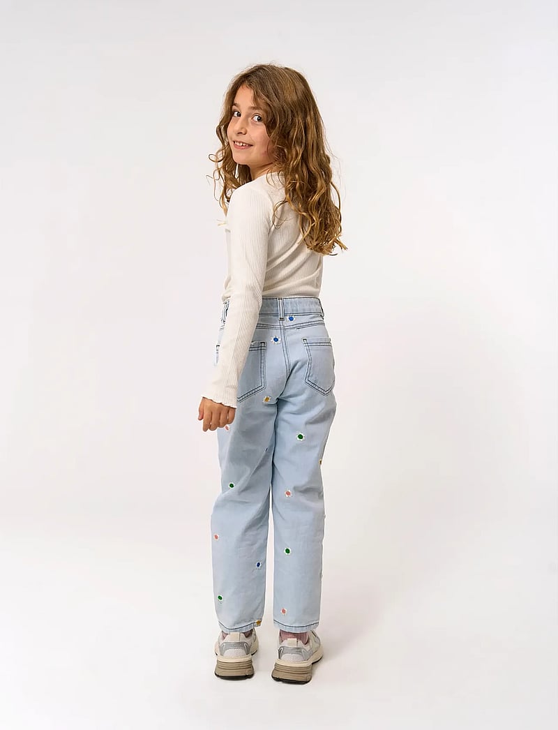 The New - TNPorscha Mom Fit Jeans - tapered jeans - light blue denim emb - 3