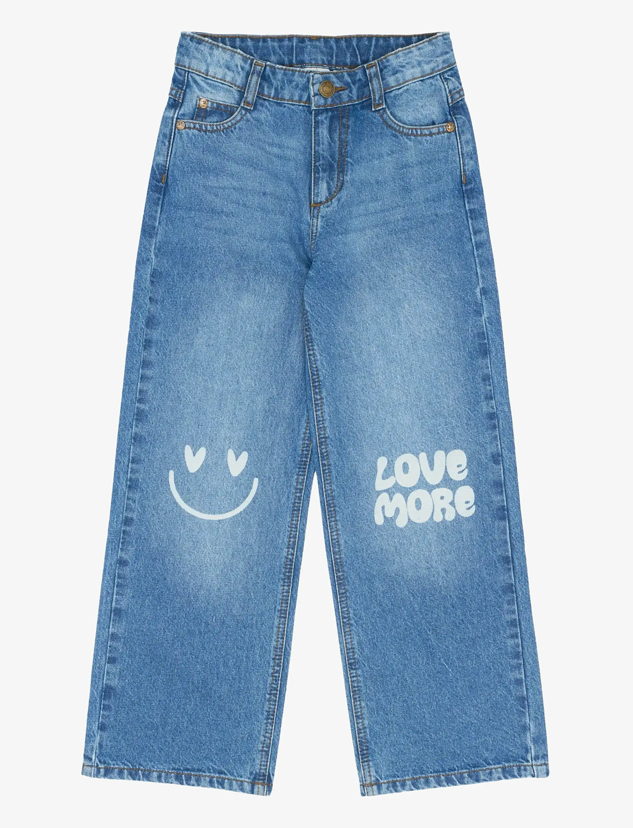 The New - TNPurity Wide Jeans - szerokie dżinsy - medium blue denim - 1