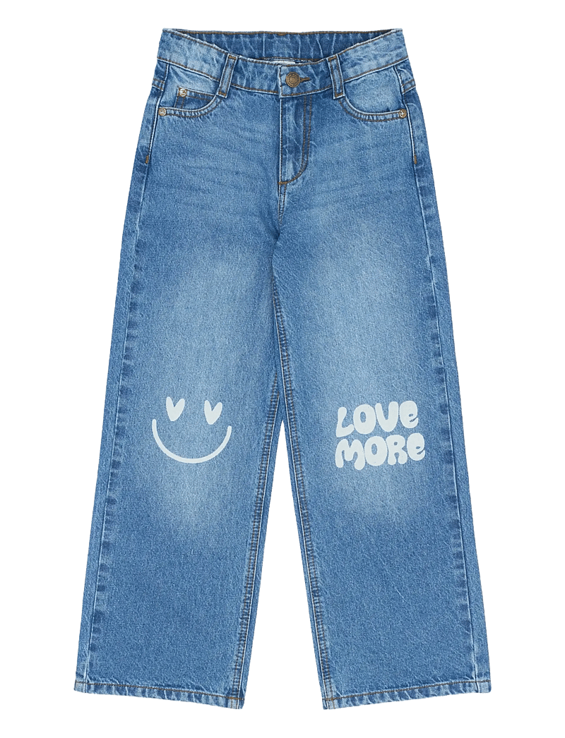 The New - TNPurity Wide Jeans - szerokie dżinsy - medium blue denim - 1