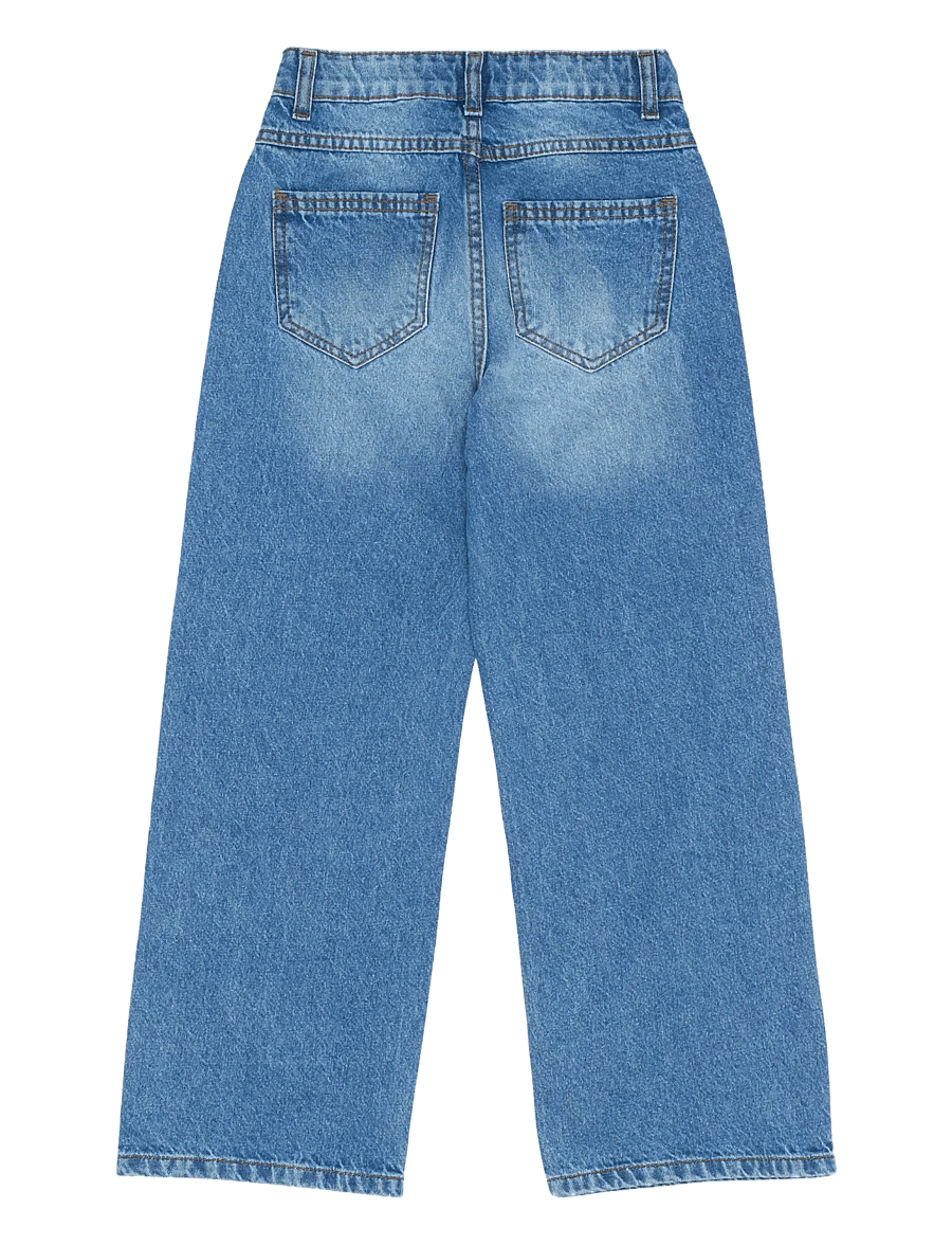 The New - TNPurity Wide Jeans - medium blue denim - 2