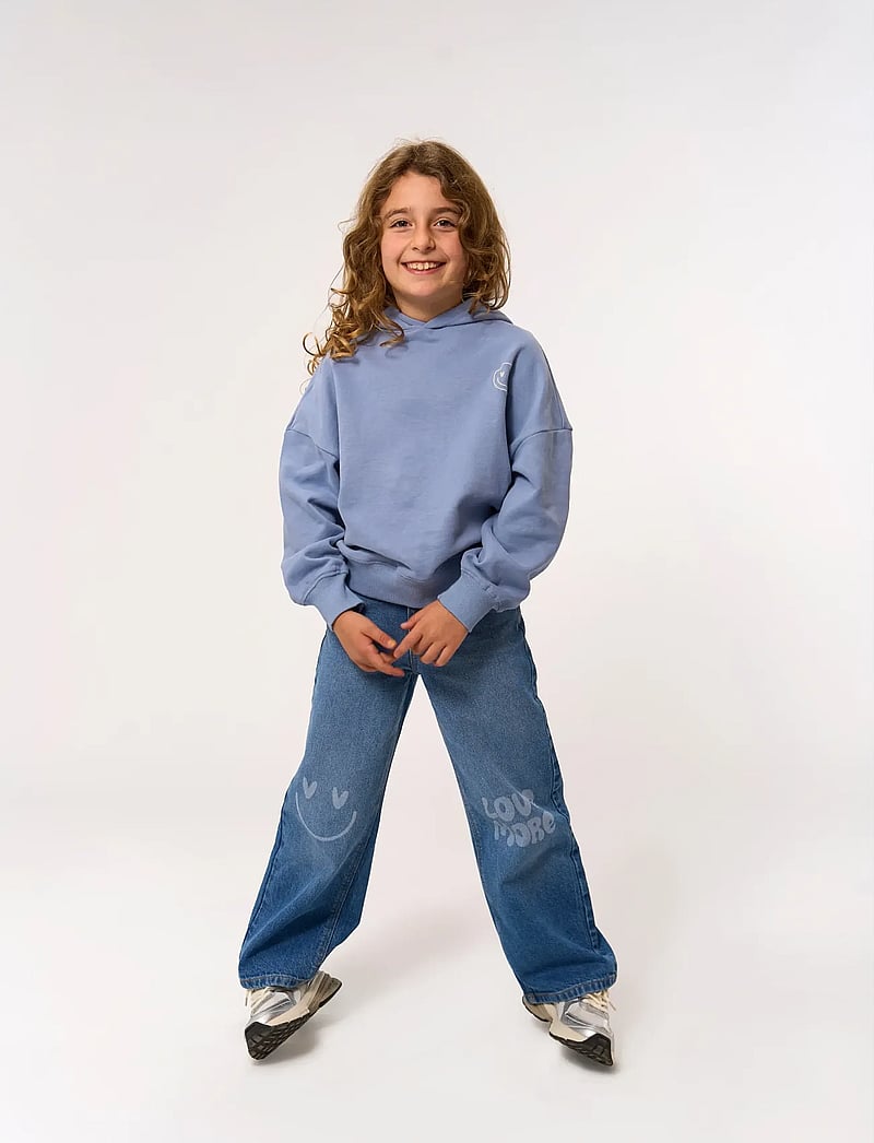 The New - TNPurity Wide Jeans - szerokie dżinsy - medium blue denim - 0