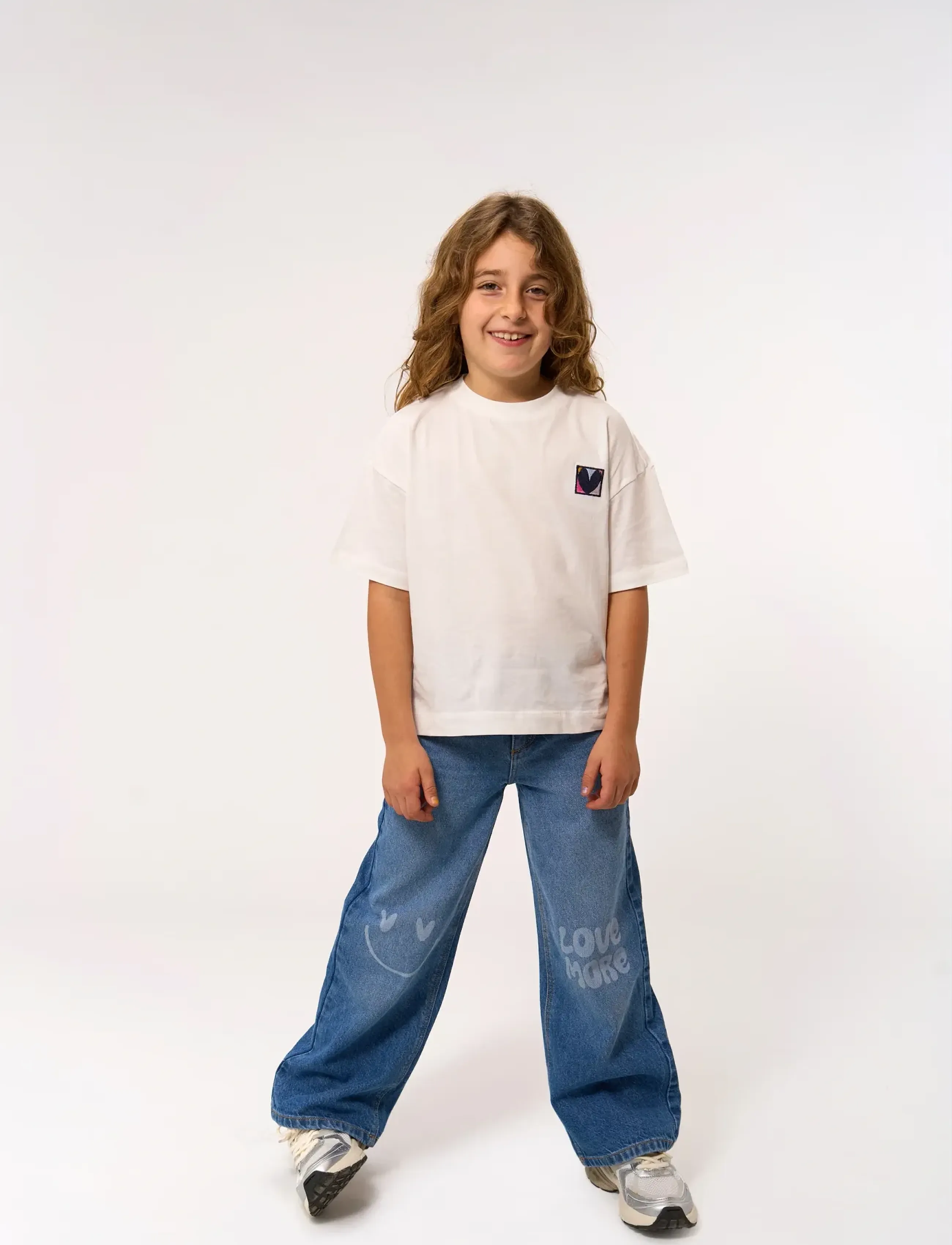 The New - TNPurity Wide Jeans - medium blue denim - 4