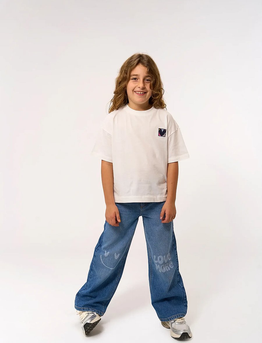 The New - TNPurity Wide Jeans - medium blue denim - 4
