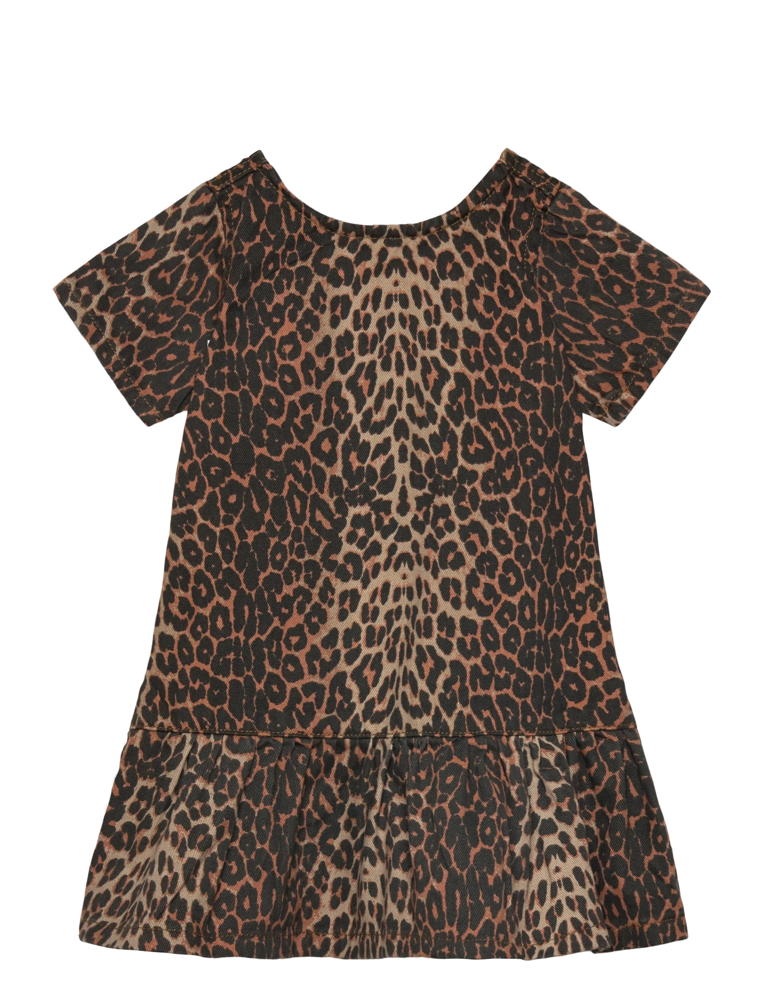 The New TNPanya S_S Denim Dress - Kjoler & Nederdele - FEATHER GRAY AOP / brown