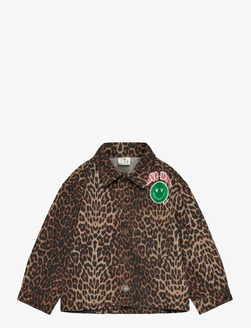 The New - TNPanya OS Denim Overshirt - leichte jacken - feather gray aop - 0