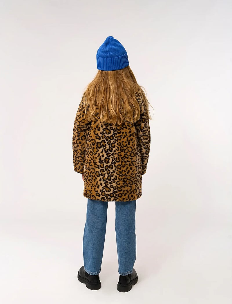 The New - TNPam Jacket - faux fur - feather gray aop - 3