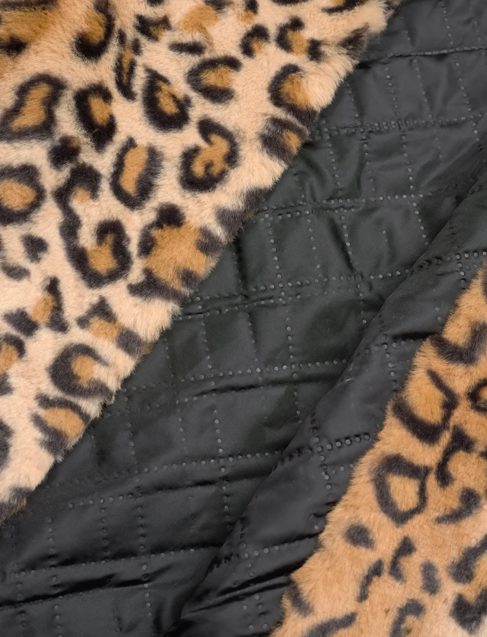 The New - TNPam Jacket - faux fur - feather gray aop - 3