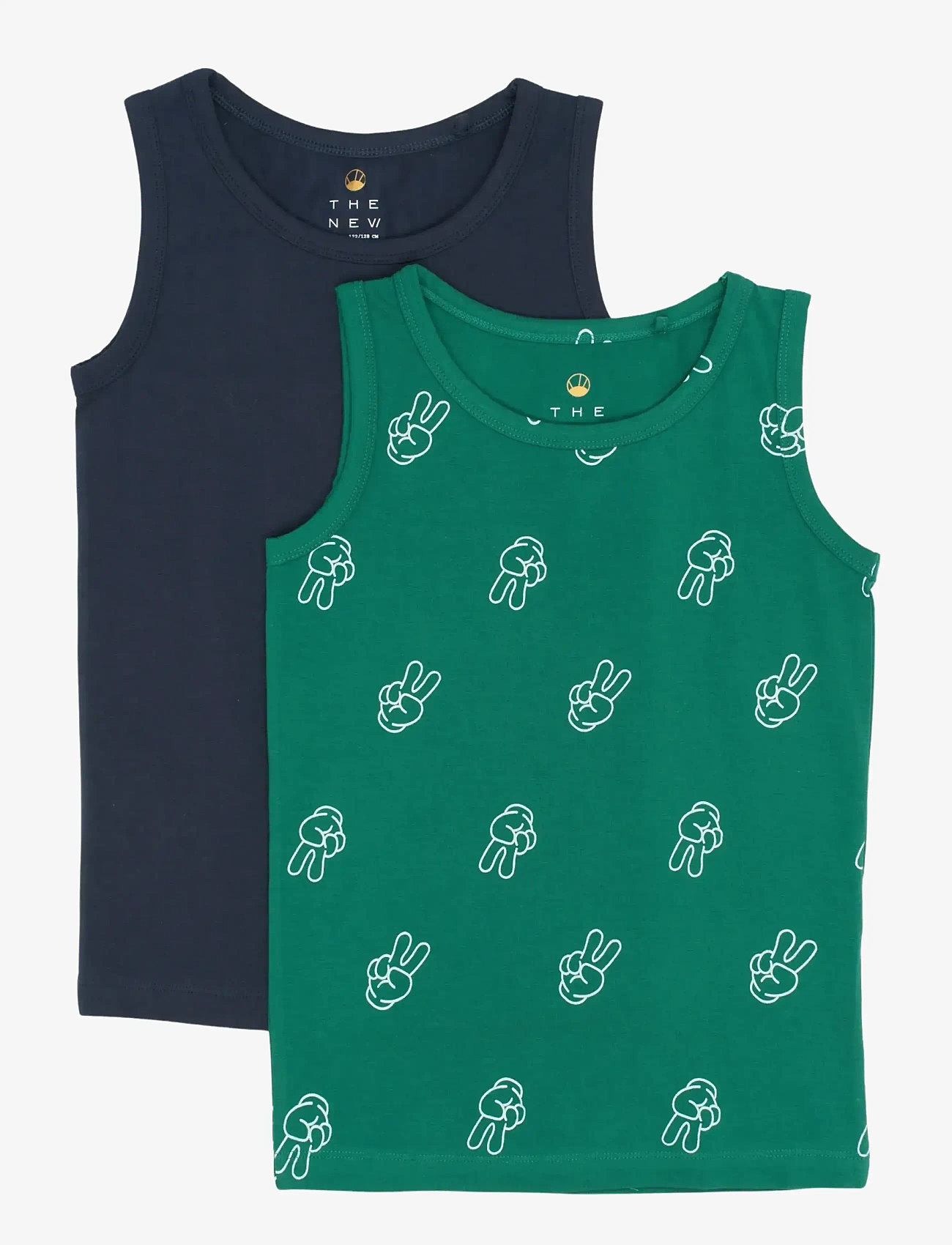 The New - TNTHE NEW Tank Top 2-Pack - Õlapaeltega topid - navy blazer - 0