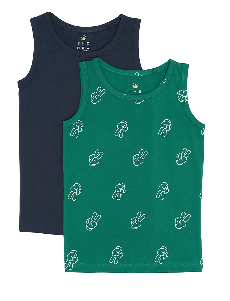 The New - TNTHE NEW Tank Top 2-Pack - Õlapaeltega topid - navy blazer - 0