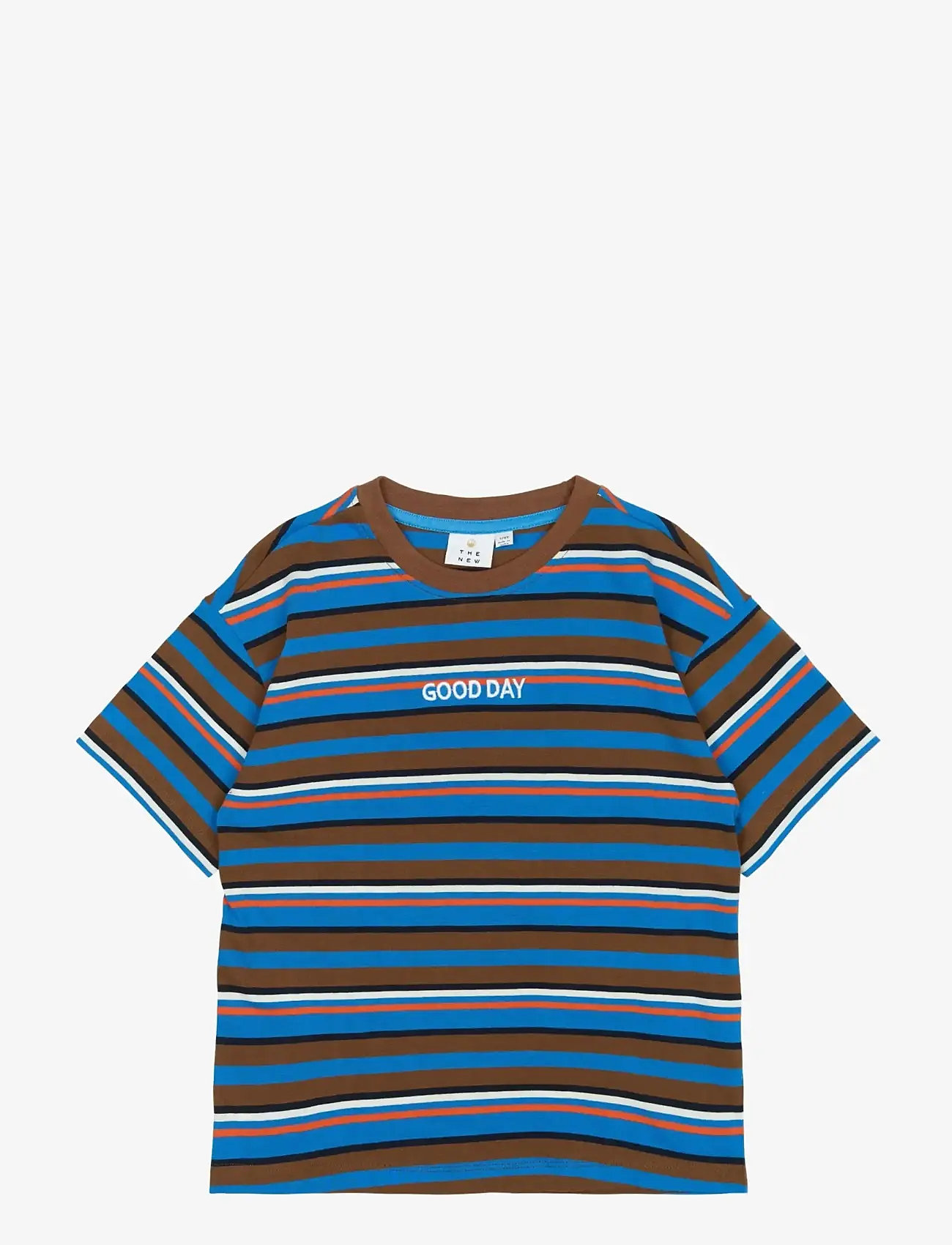 The New - TNPicky OS S_S Tee - toffee striped - 1
