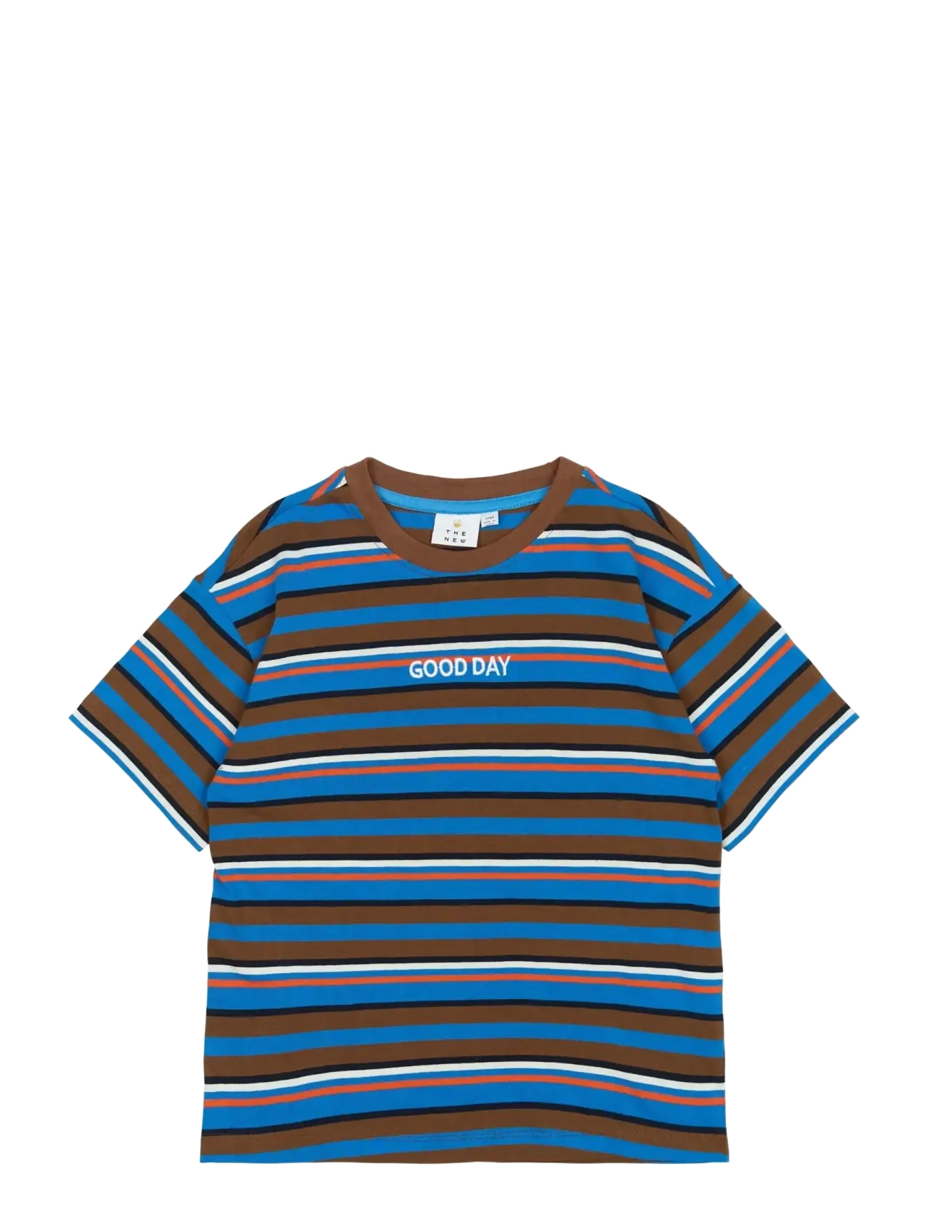 The New TNPicky OS S_S Tee - Kleidung - TOFFEE STRIPED / multi