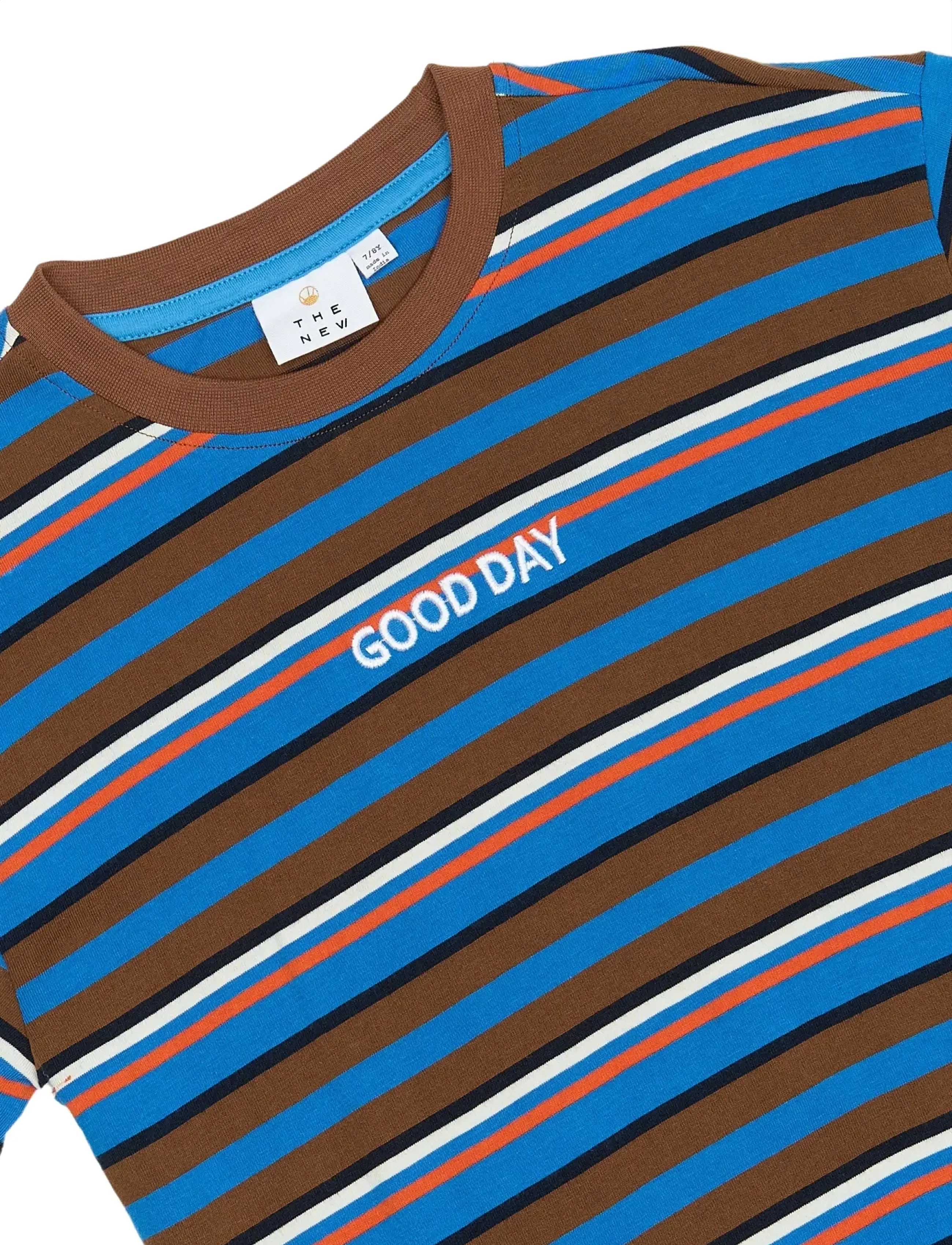 The New - TNPicky OS S_S Tee - toffee striped - 4