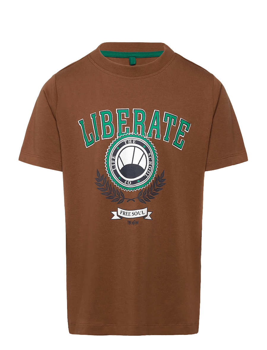 The New - TNPenn S_S Tee - lühikeste varrukatega t-särgid - toffee - 1