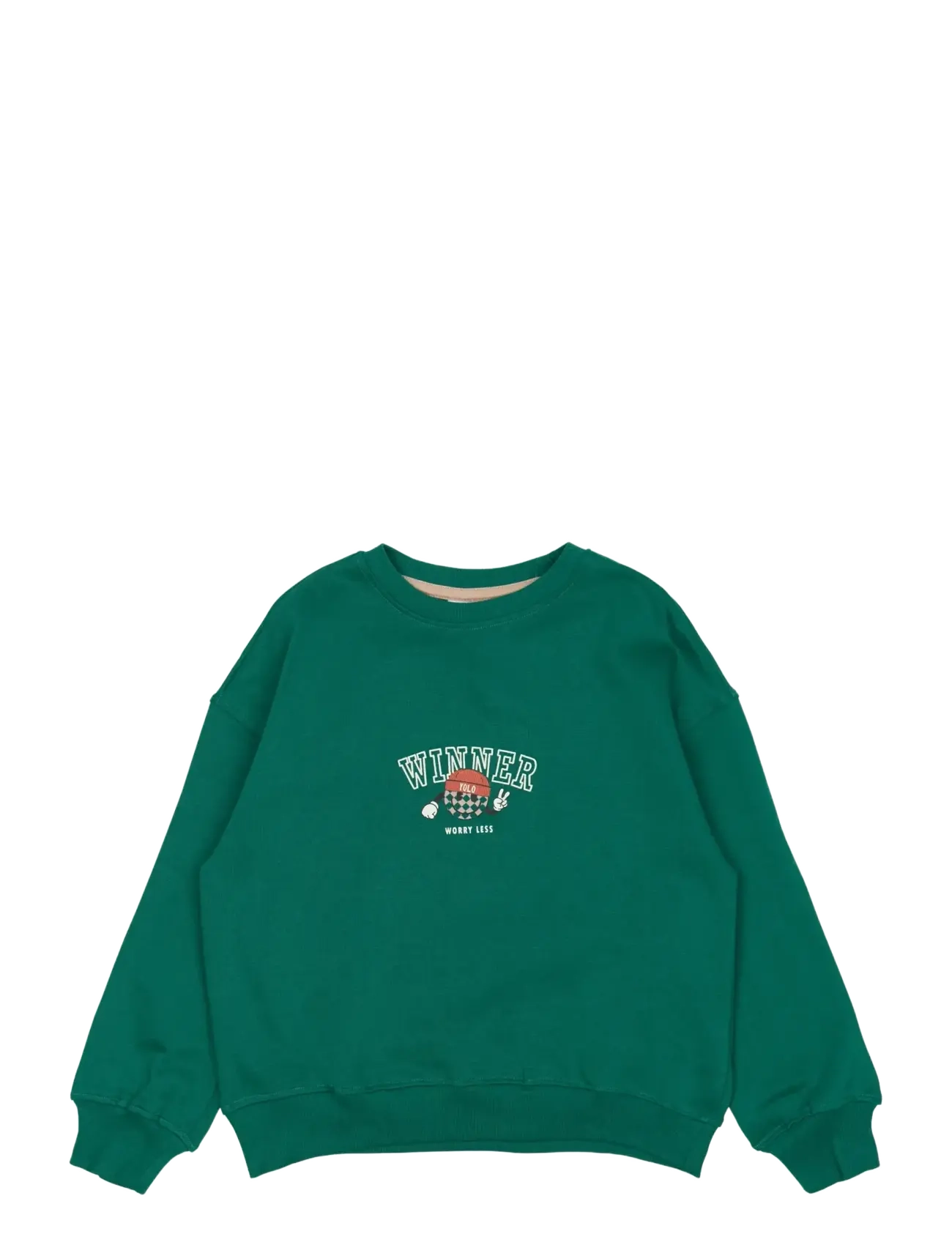 THE NEW Tnpaul Os Sweatshirt Grün - 122/128 - Kinder