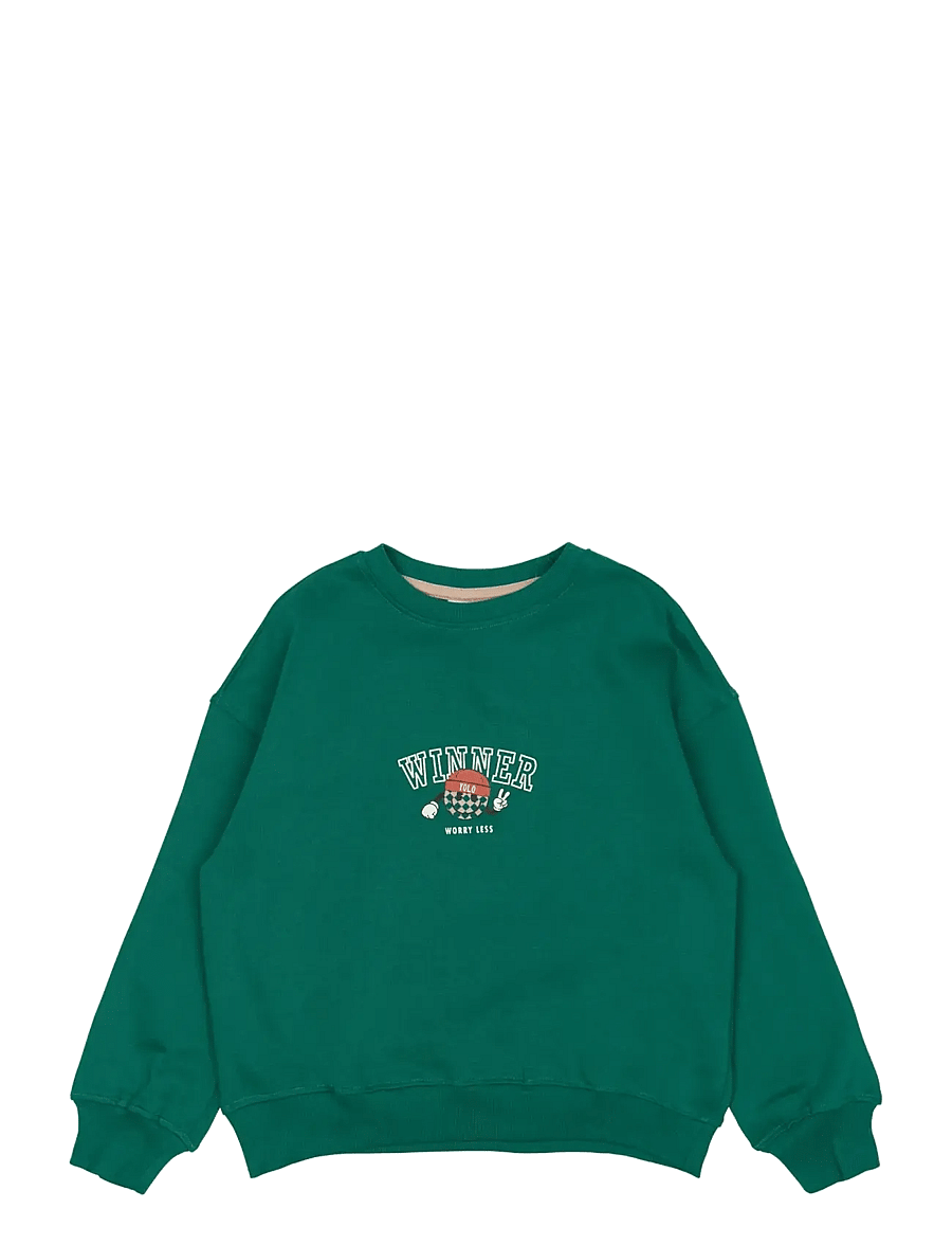 The New - TNPaul OS Sweatshirt - collegepaidat - alpine green - 1