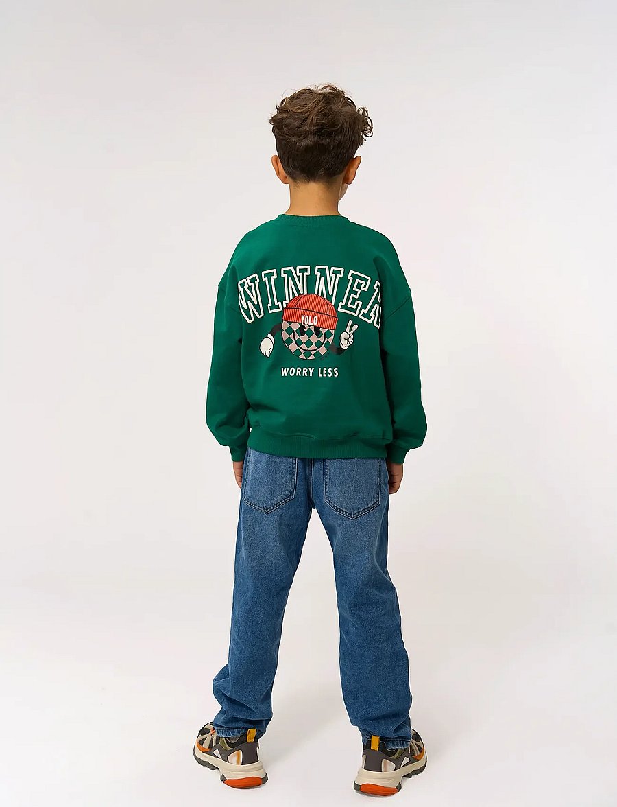 The New - TNPaul OS Sweatshirt - collegepaidat - alpine green - 3