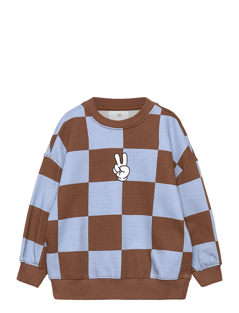 The New - TNPollard OS Sweatshirt - sweatshirts - toffee check - 1
