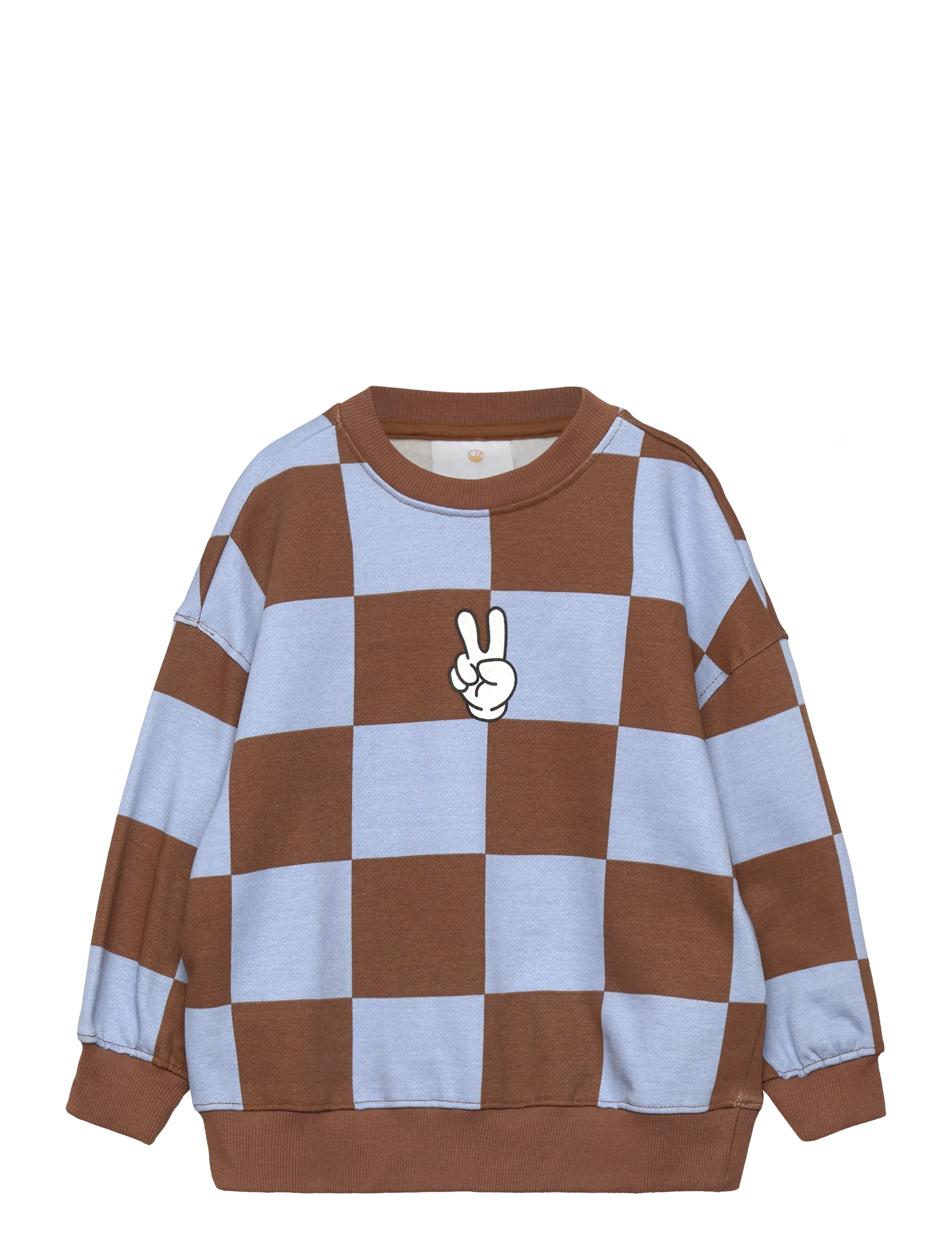 The New - TNPollard OS Sweatshirt - toffee check - 1