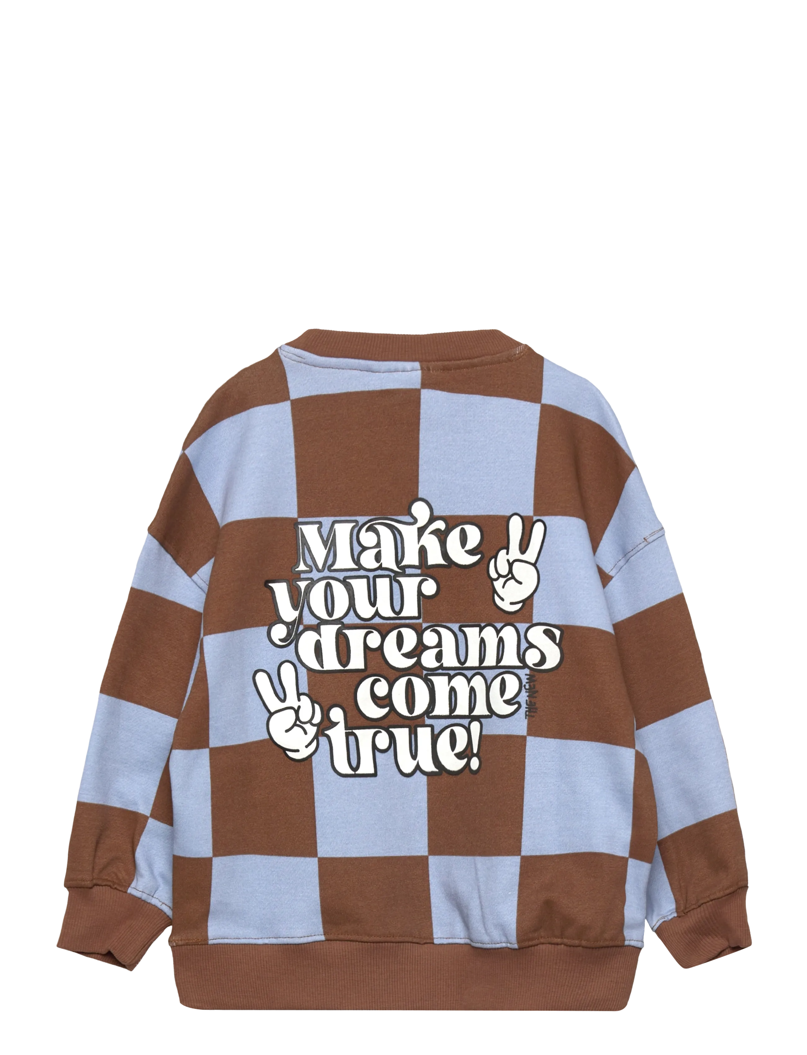 The New - TNPollard OS Sweatshirt - toffee check - 2