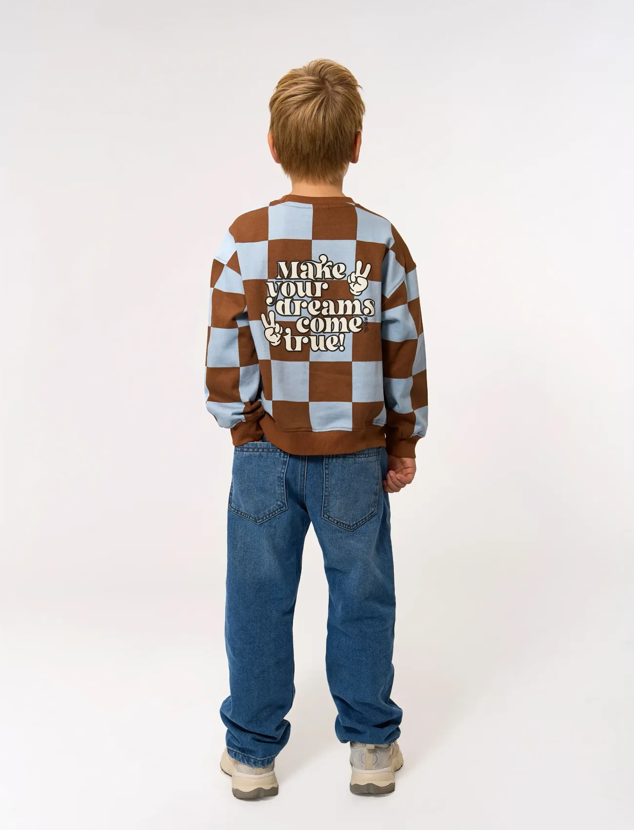 The New - TNPollard OS Sweatshirt - toffee check - 3