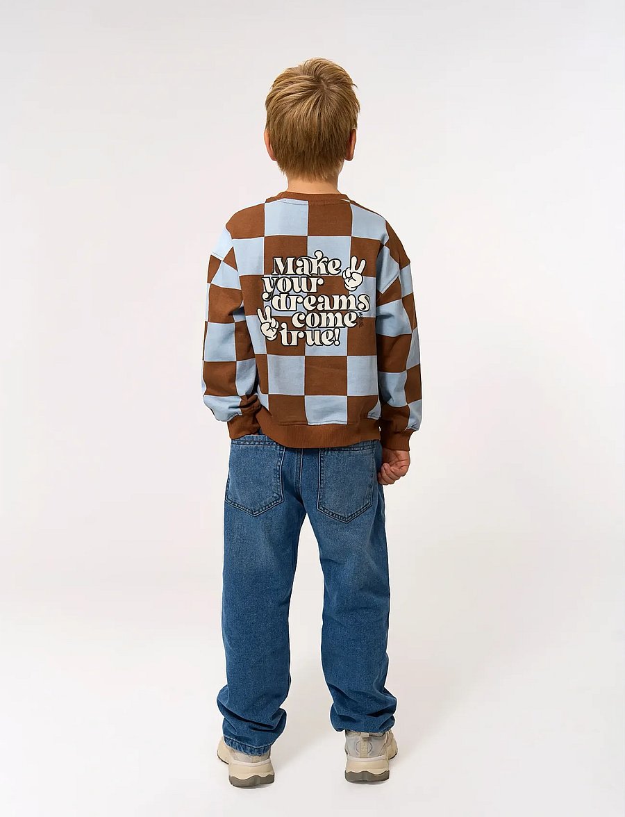 The New - TNPollard OS Sweatshirt - toffee check - 3