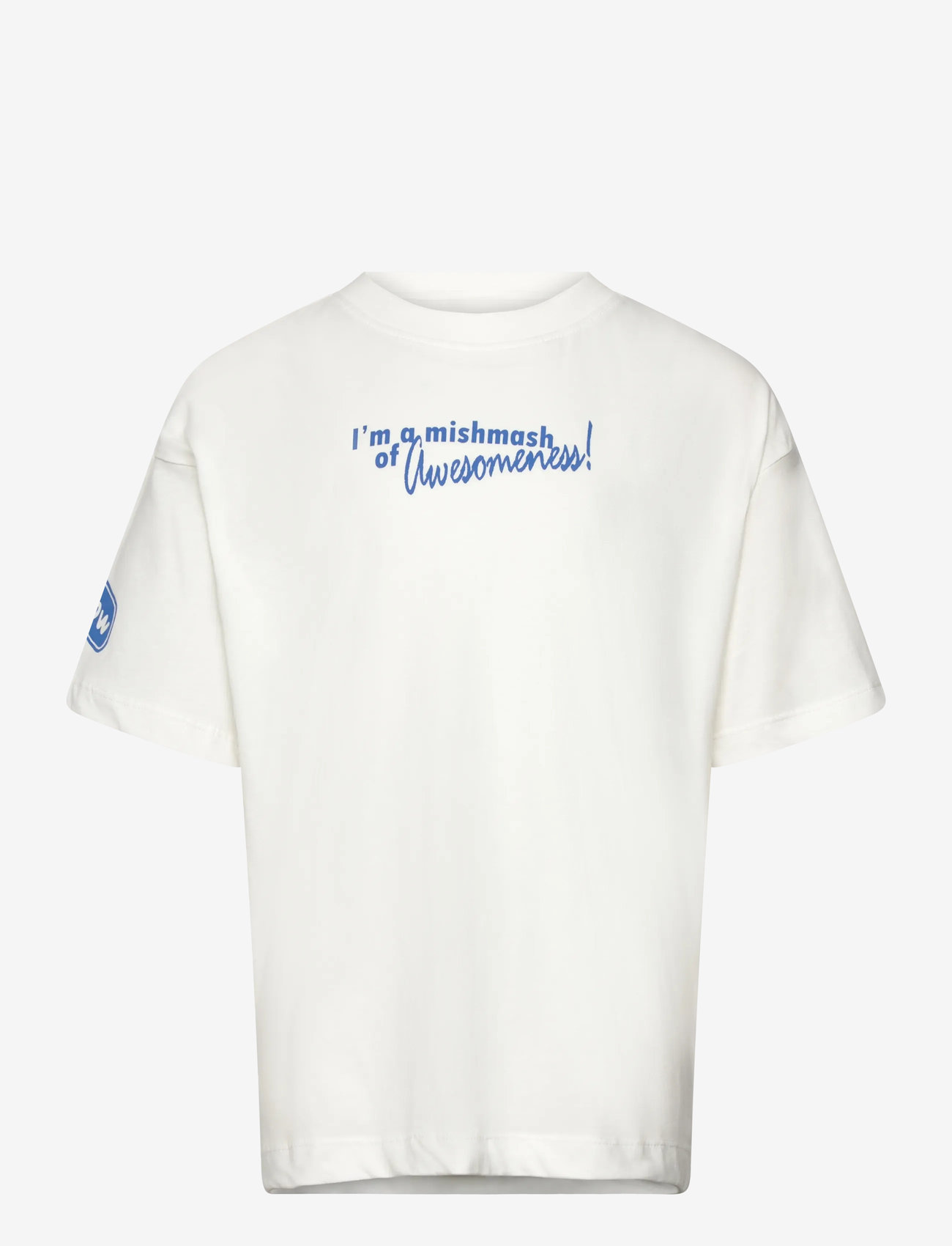 The New - TNPerry OS S_S Tee - kortærmede t-shirts - cloud dancer - 1